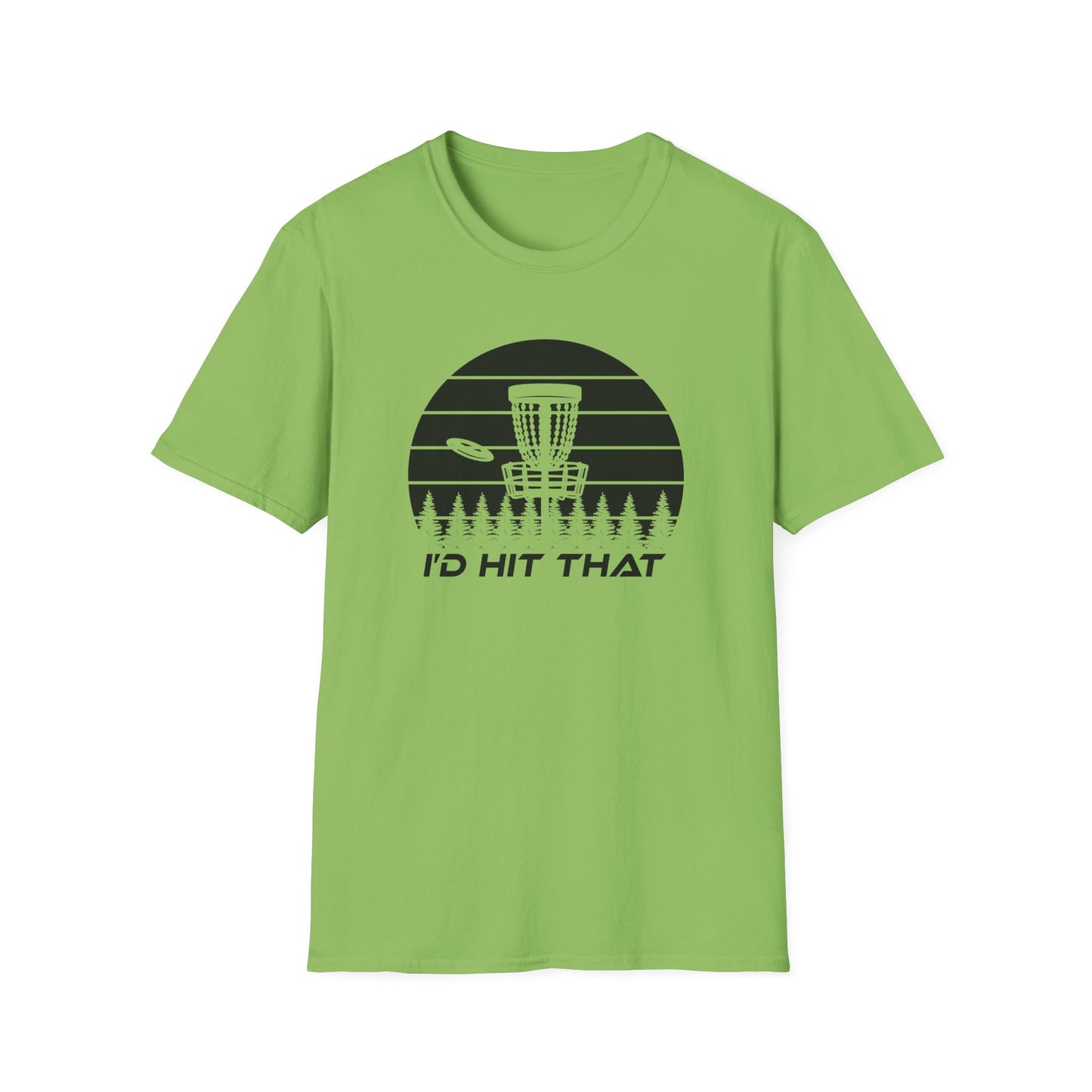 ID HIT THAT - DISC GOLF Unisex Softstyle T-Shirt