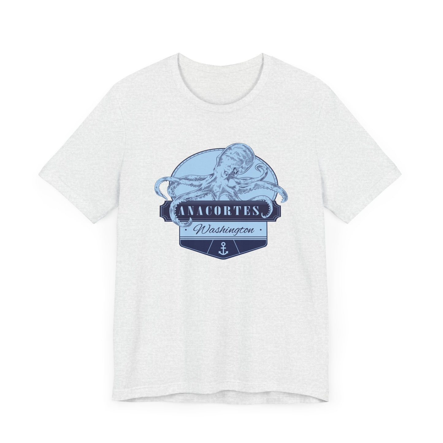 ANACORTES WA OCTOPUS Unisex Jersey Short Sleeve Tee