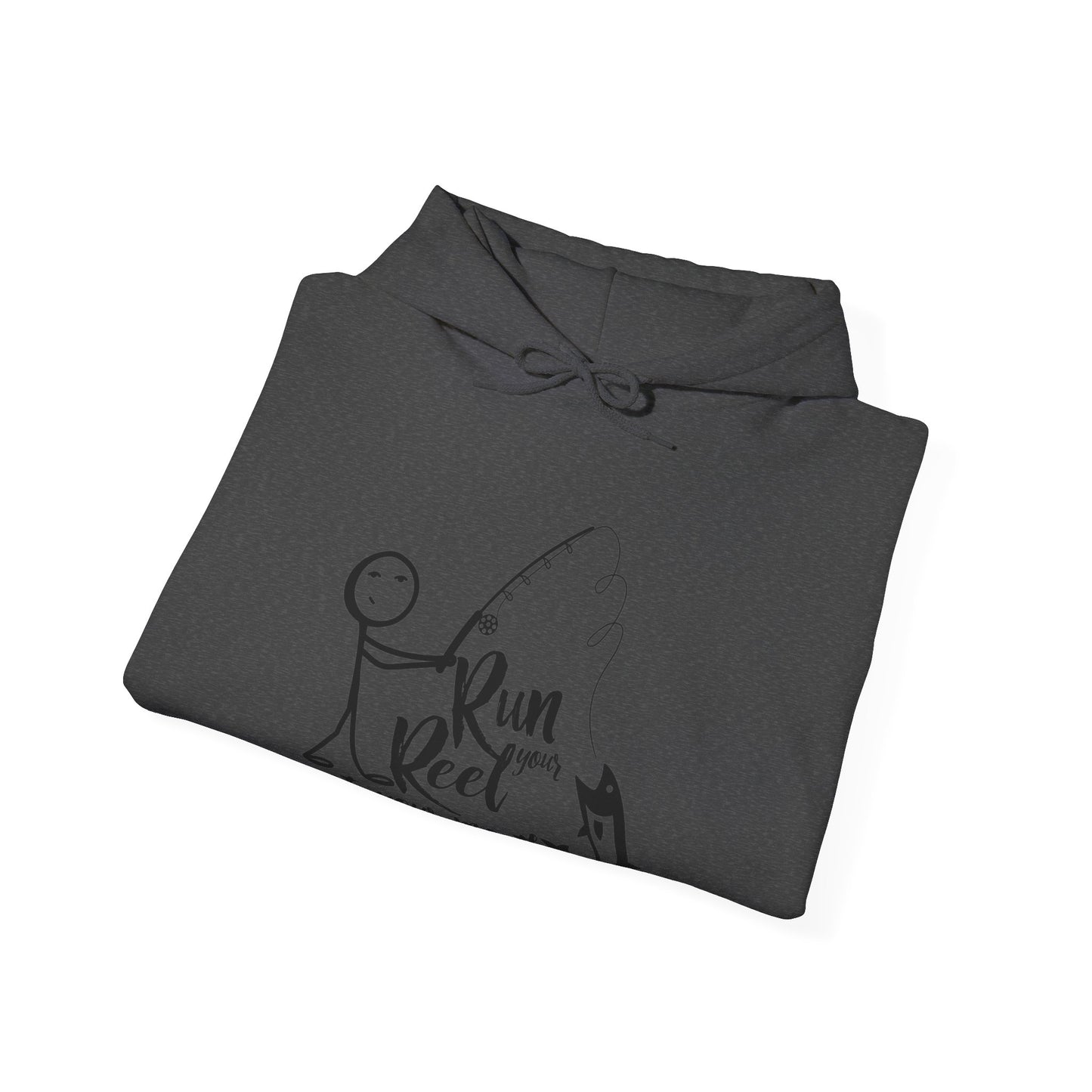 Copy of RUN YOUR REEL - 8 Unisex Heavy Blend™ Hooded Sweatshirt