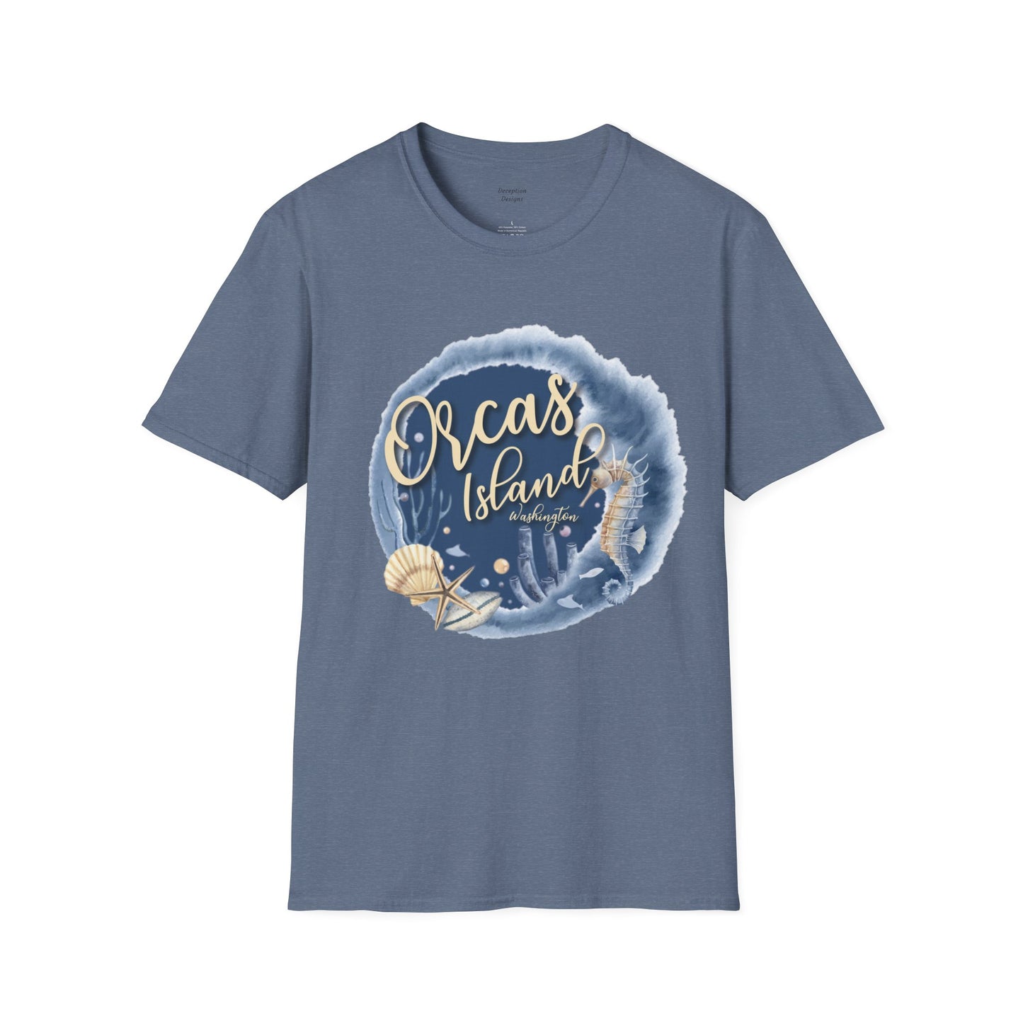 ORCAS ISLAND - SeaScape Unisex Softstyle T-Shirt - Bulk