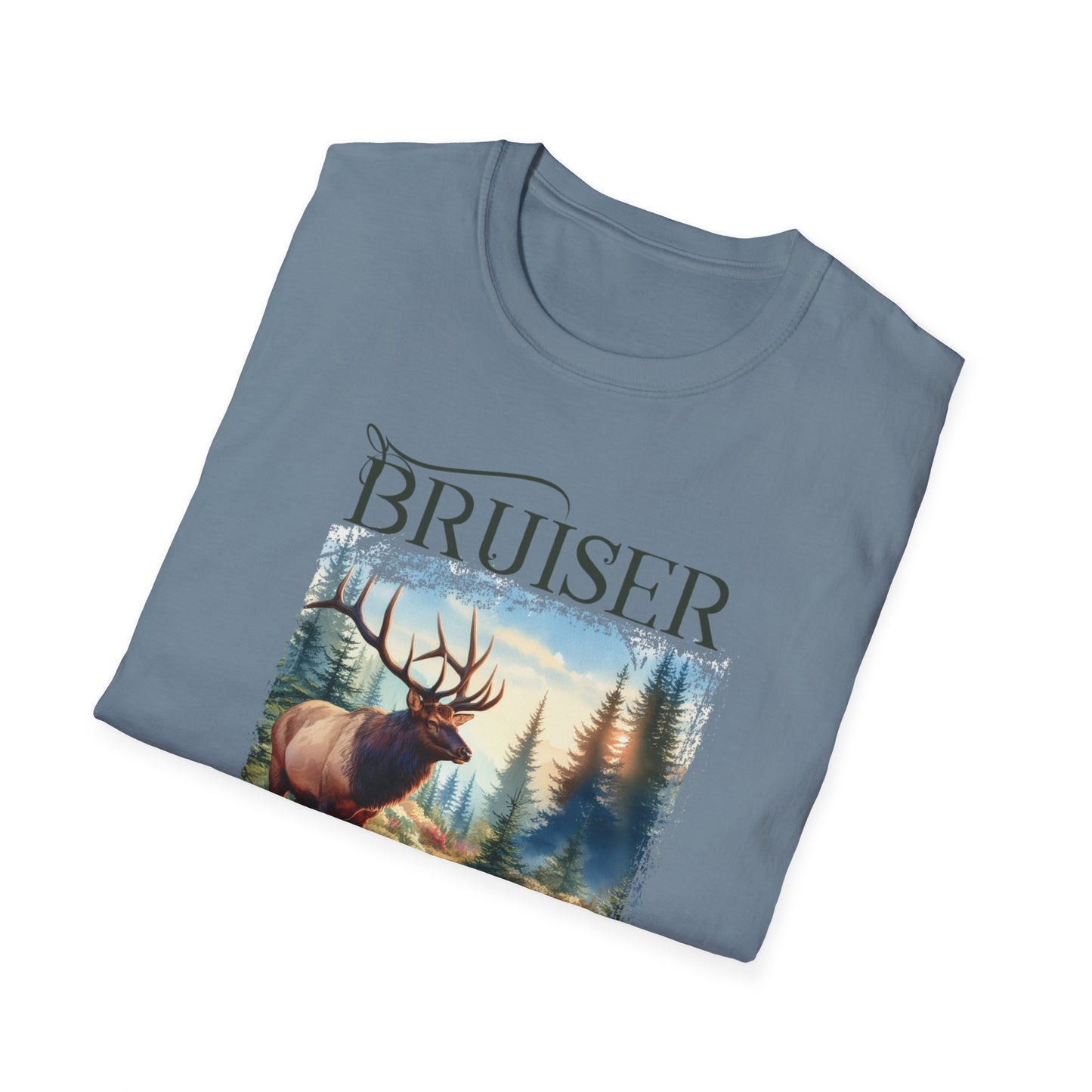 3 Bruiser - Whidbey Island Elk - Unisex Softstyle T-Shirt