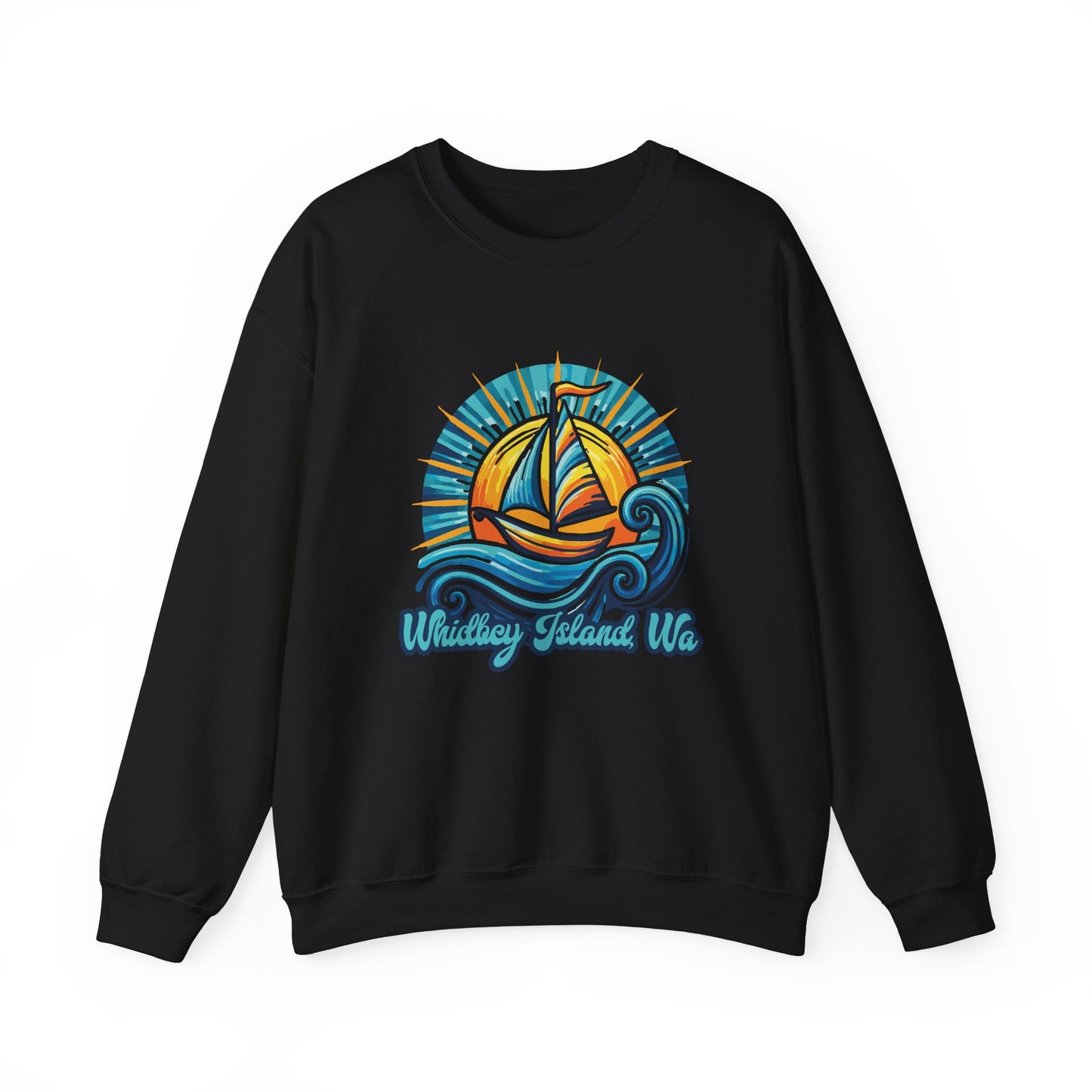 WHIDBEY ISLAND WA Celebrate Unisex Heavy Blend™ Crewneck Sweatshirt