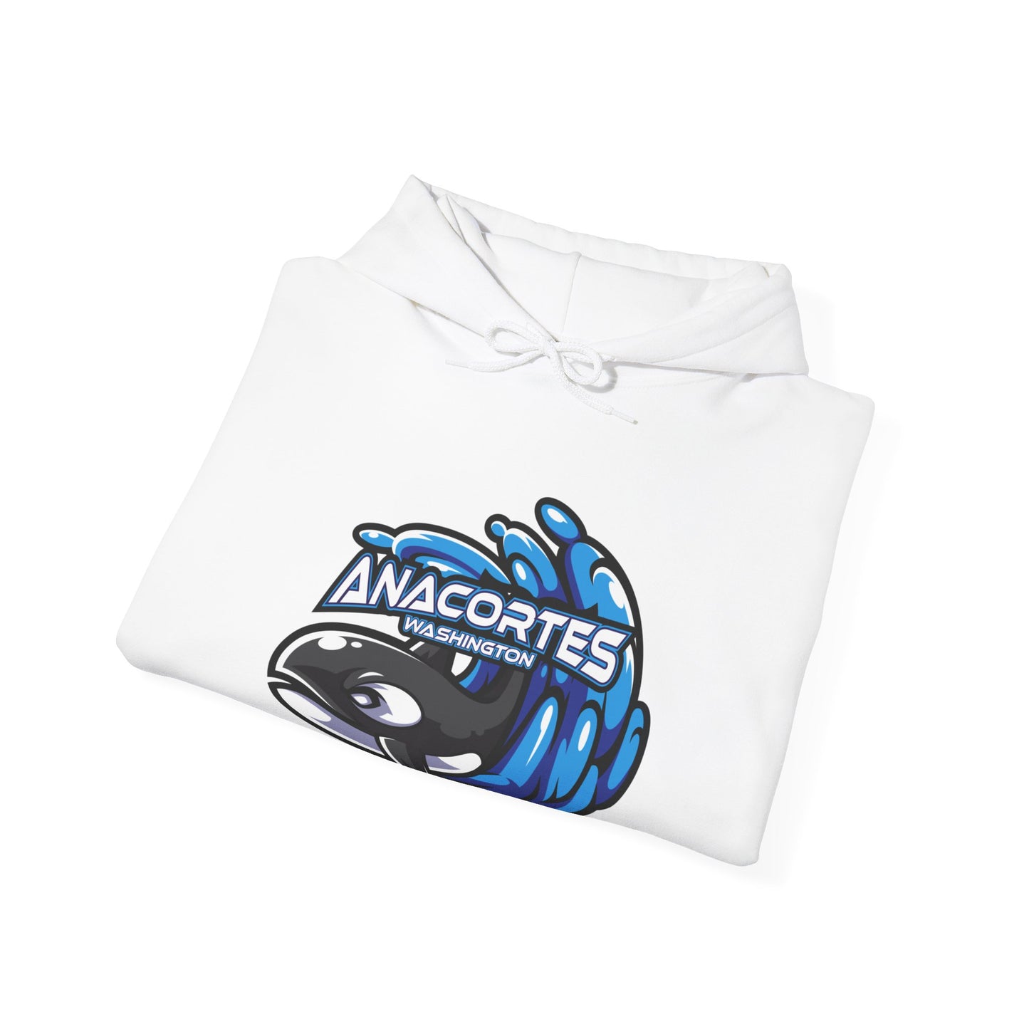 ANACORTES ORCA MASCOT Unisex Heavy Blend™ Hooded Sweatshirt