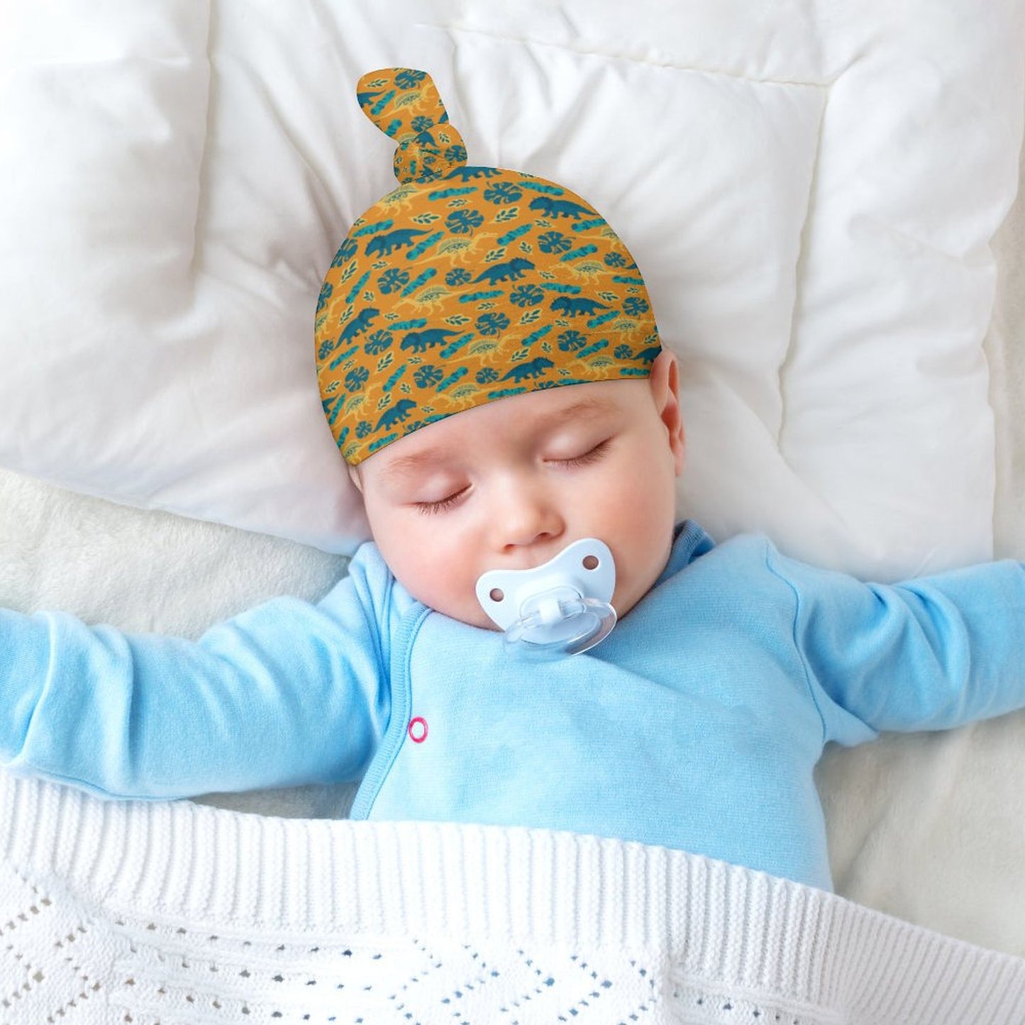 Top Knot Hat for Baby (A Set of 2)