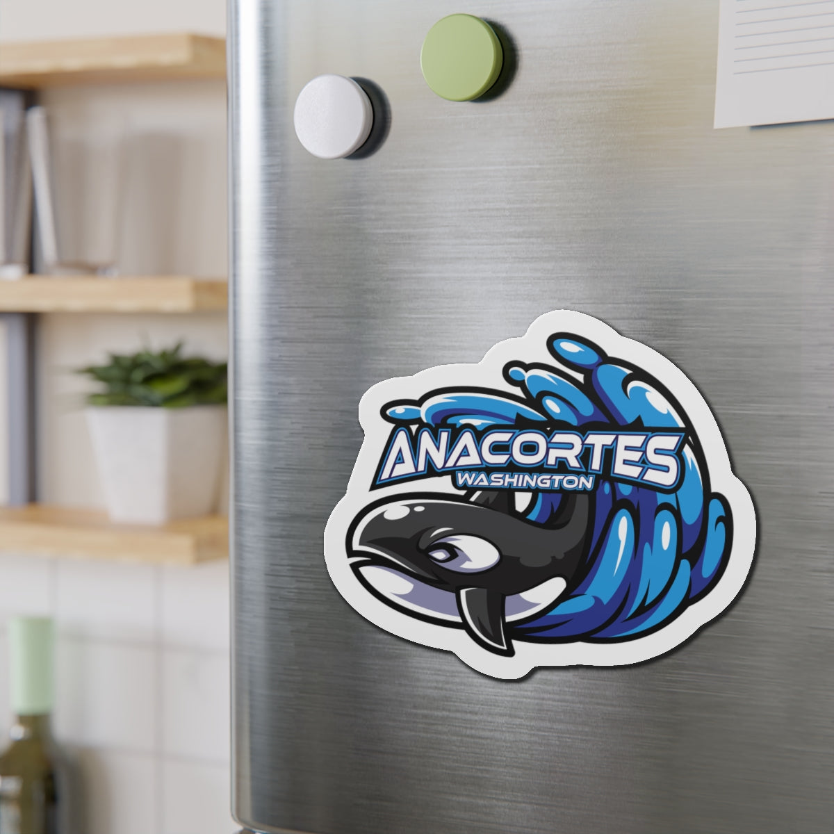 ANACORTES ORCA MASCOT Magnet