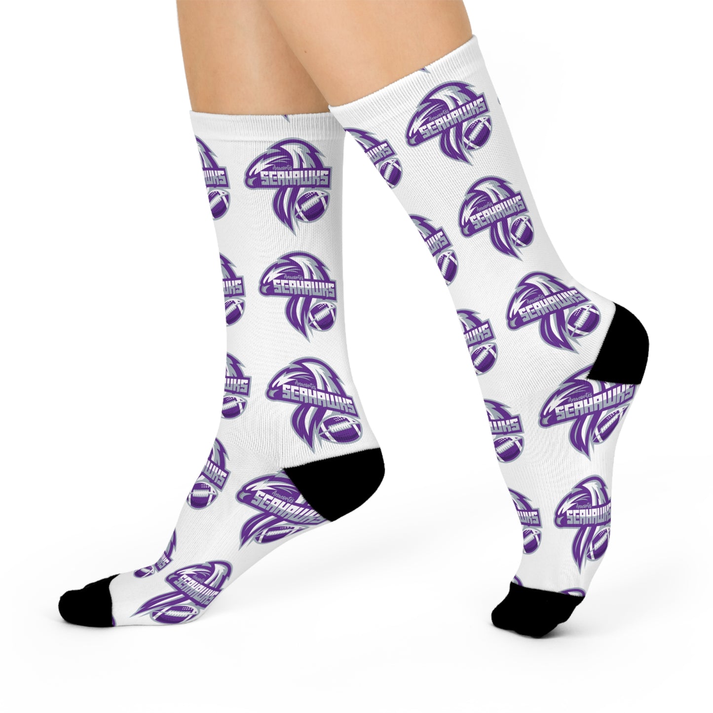 ANACORTES SEAHAWKS Cushioned Crew Socks