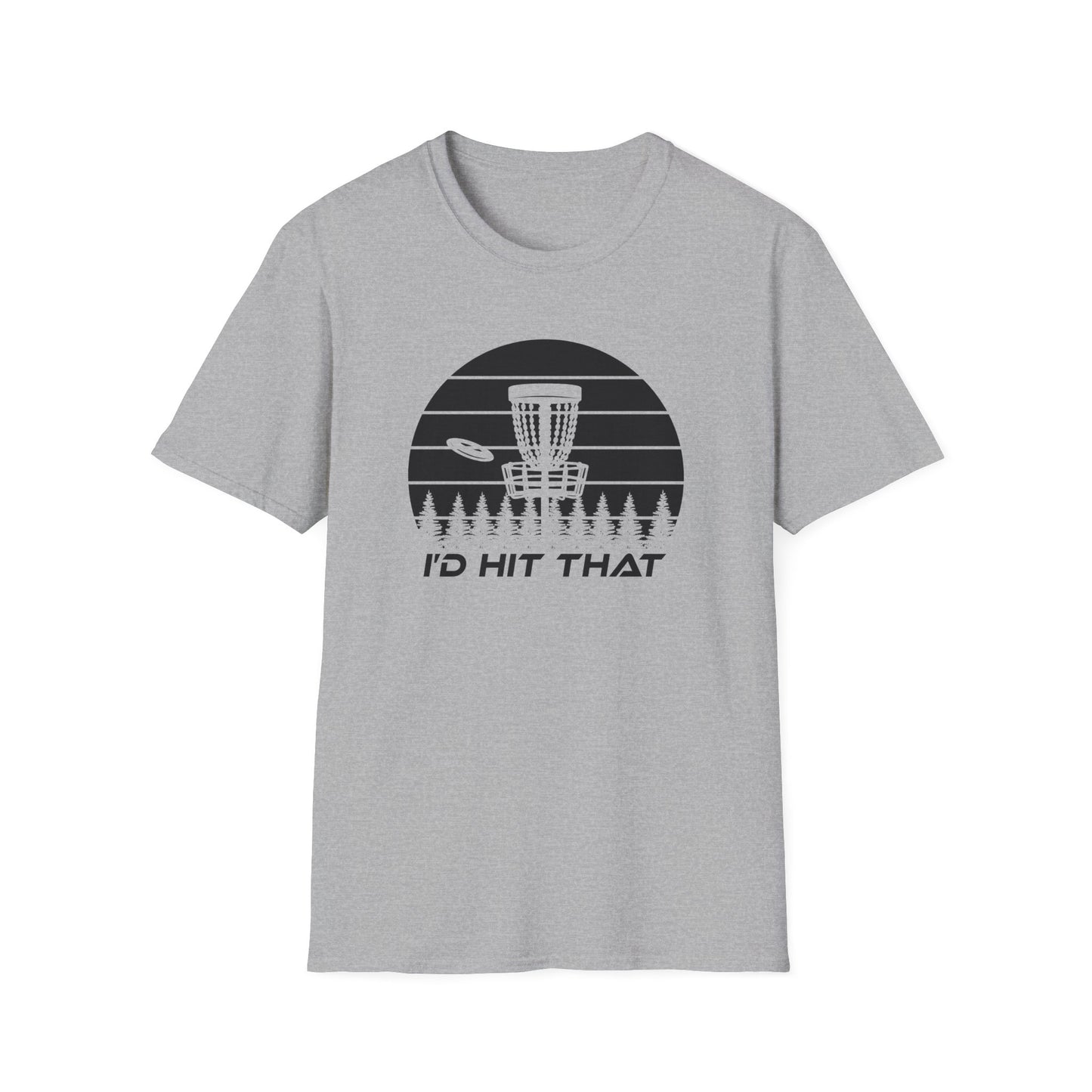 ID HIT THAT - DISC GOLF Unisex Softstyle T-Shirt