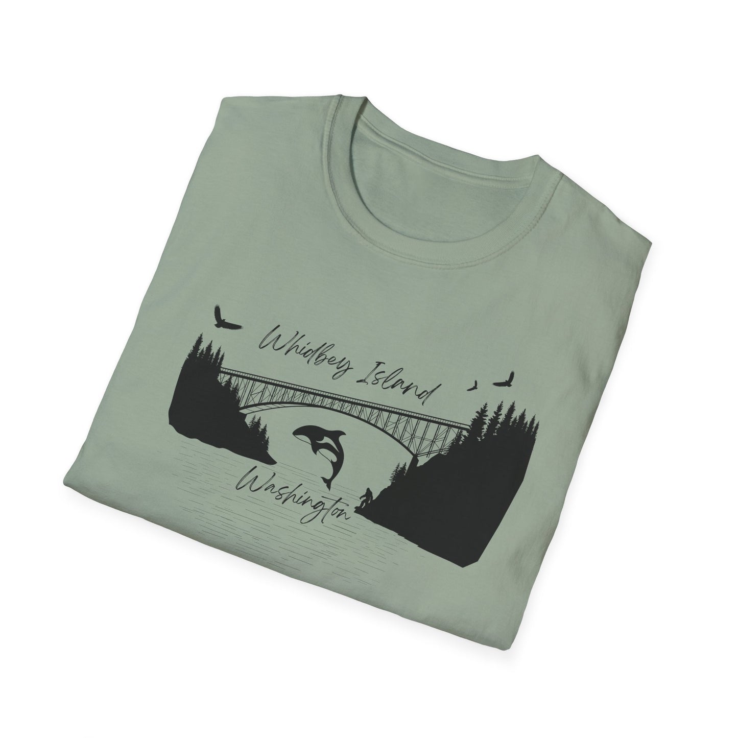 DECEPTION PASS BRIDGE, SCENE Unisex Softstyle T-Shirt