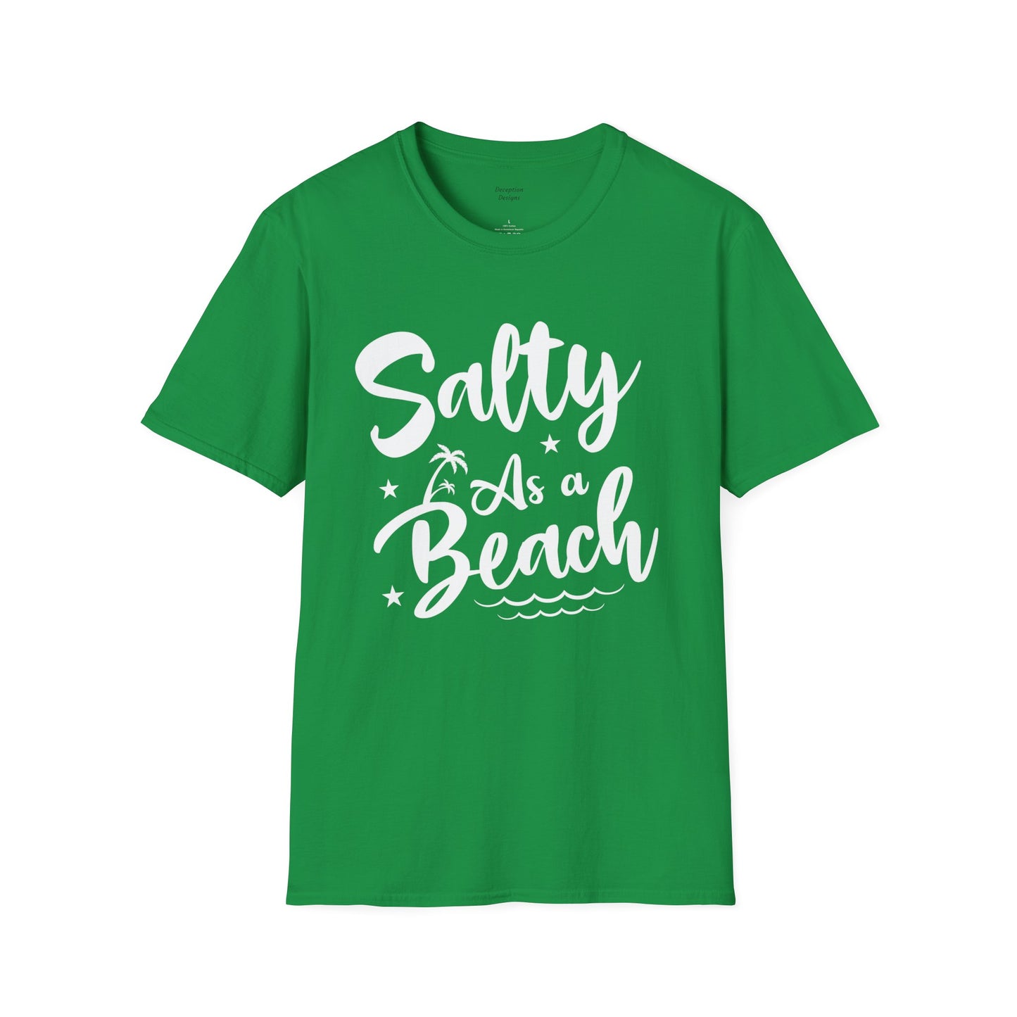 SALTY AS A BEACH Unisex Softstyle T-Shirt - Bulk