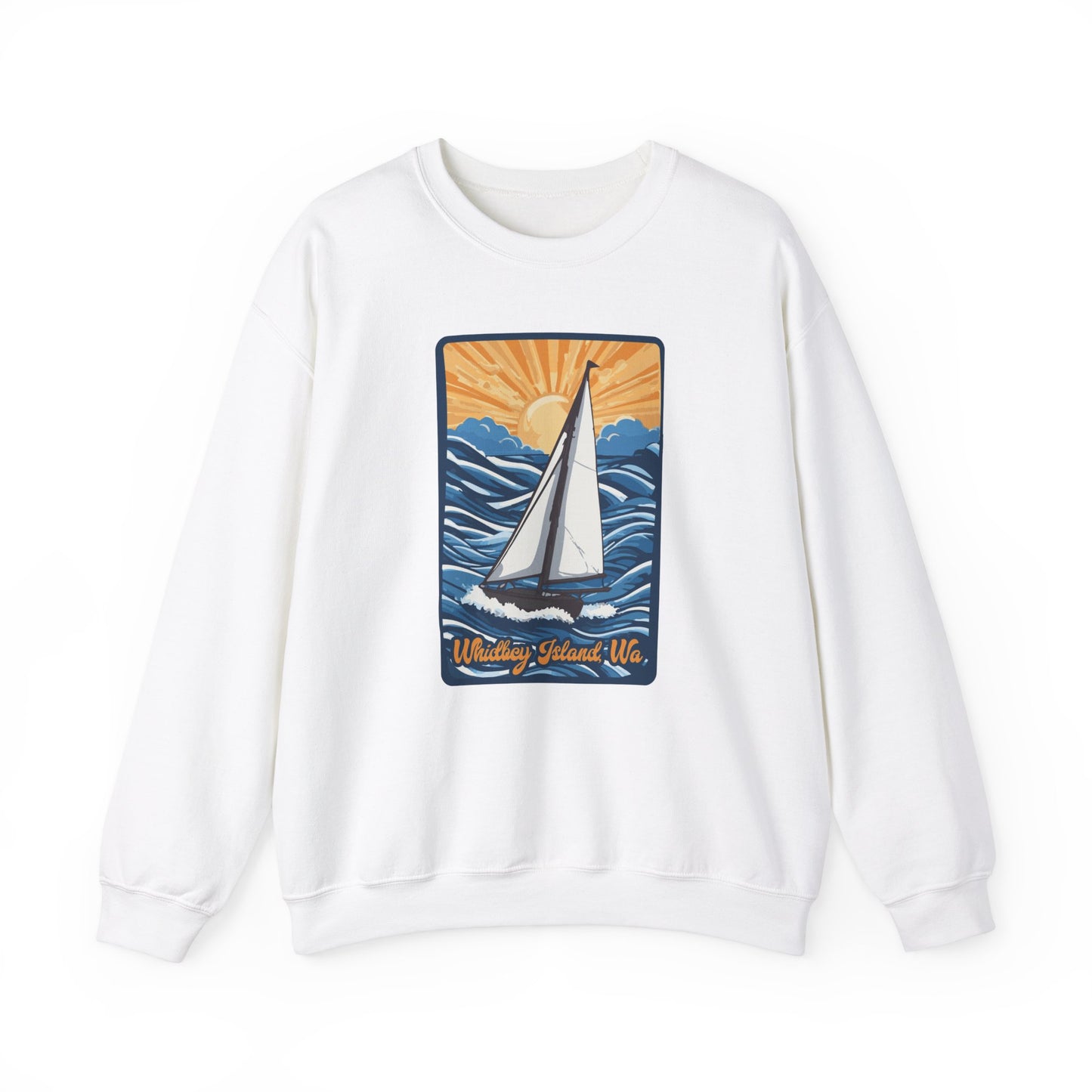 WHIDBEY ISLAND WA Unisex Heavy Blend™ Crewneck Sweatshirt