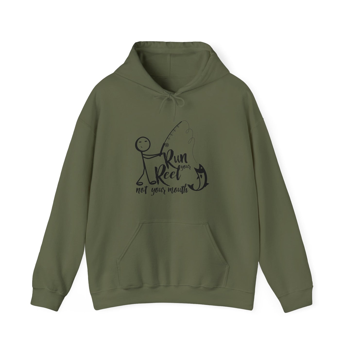 Copy of RUN YOUR REEL - 8 Unisex Heavy Blend™ Hooded Sweatshirt
