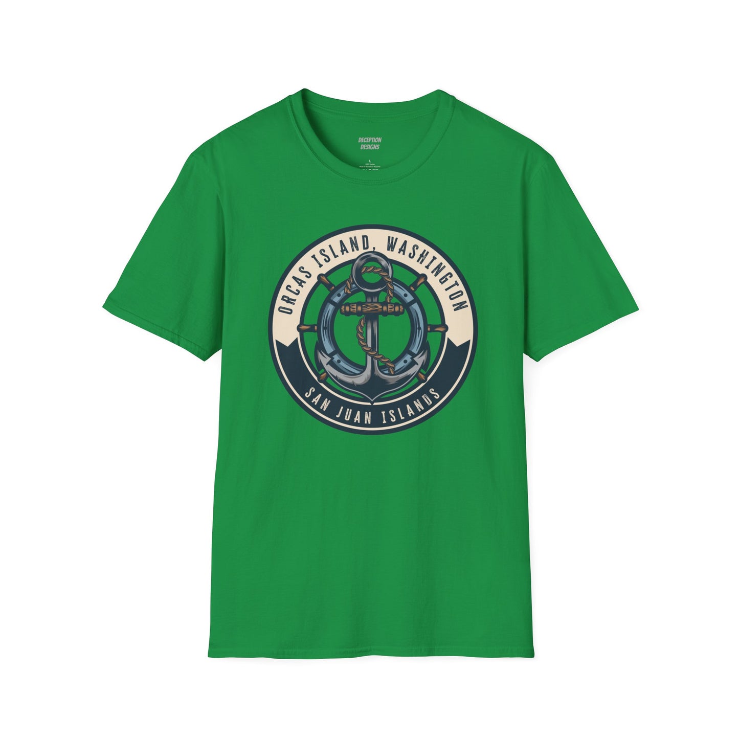 ORCAS ISLAND ANCHOR Unisex Softstyle T-Shirt
