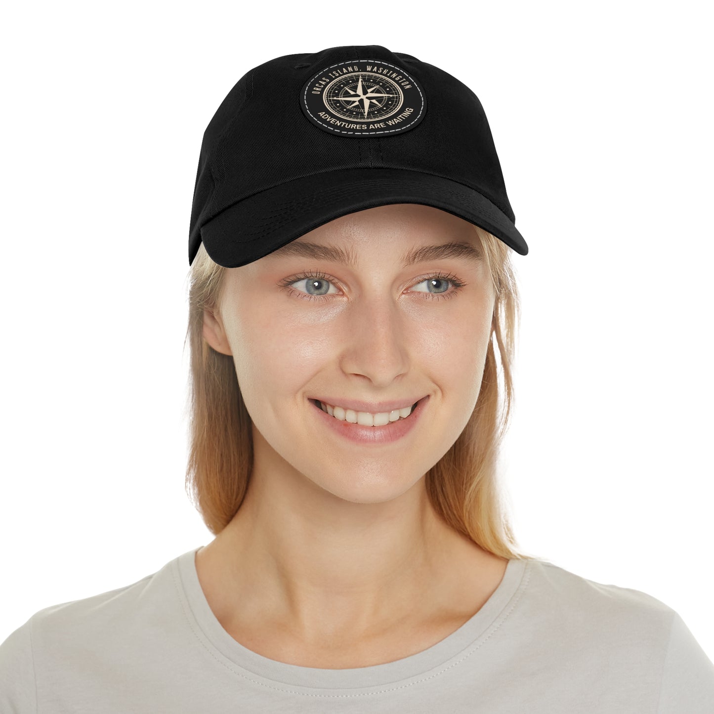 ORCAS COMPASS Hat with Leather Patch (Round)