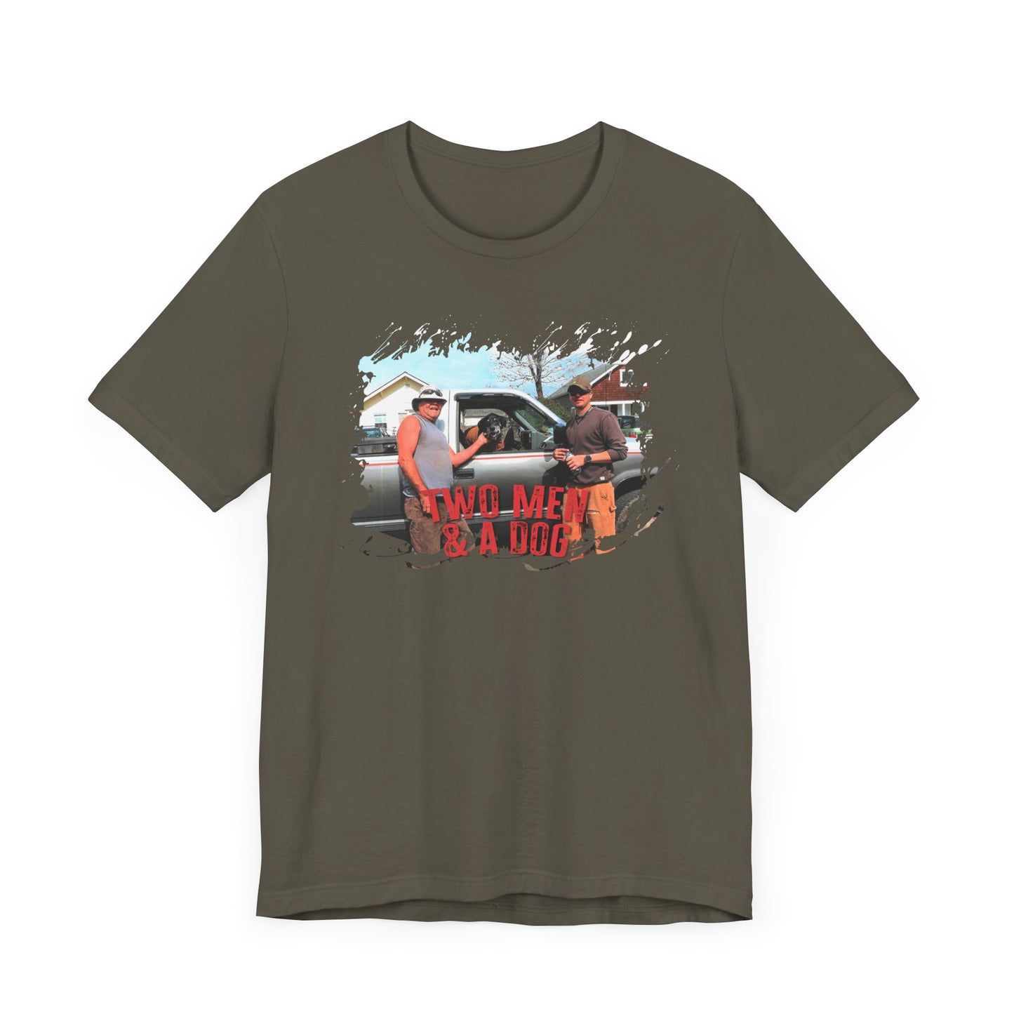 TWO MEN & A DOG Unisex Jersey Short Sleeve Tee