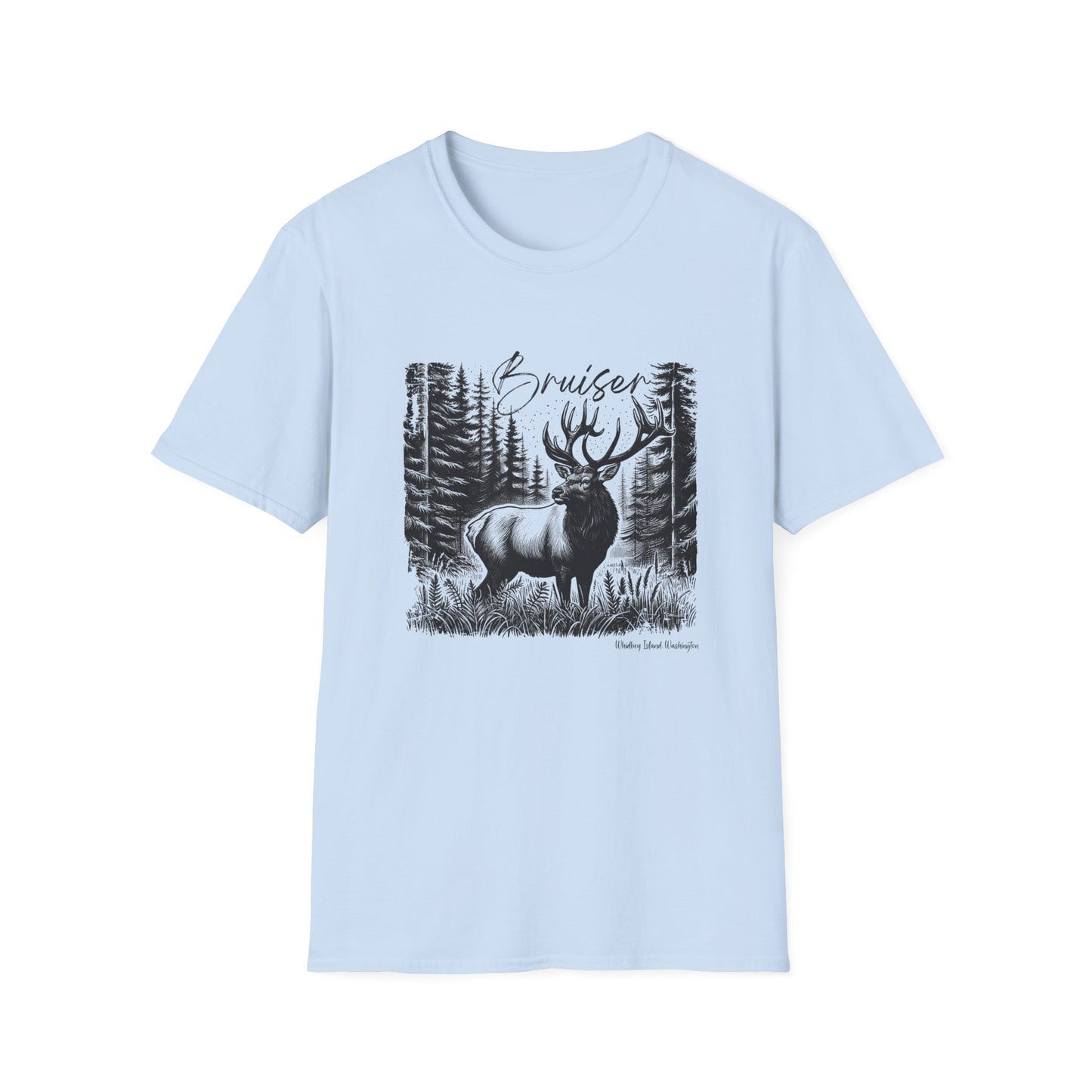 6 Bruiser - Whidbey Island Elk - Unisex Softstyle T-Shirt