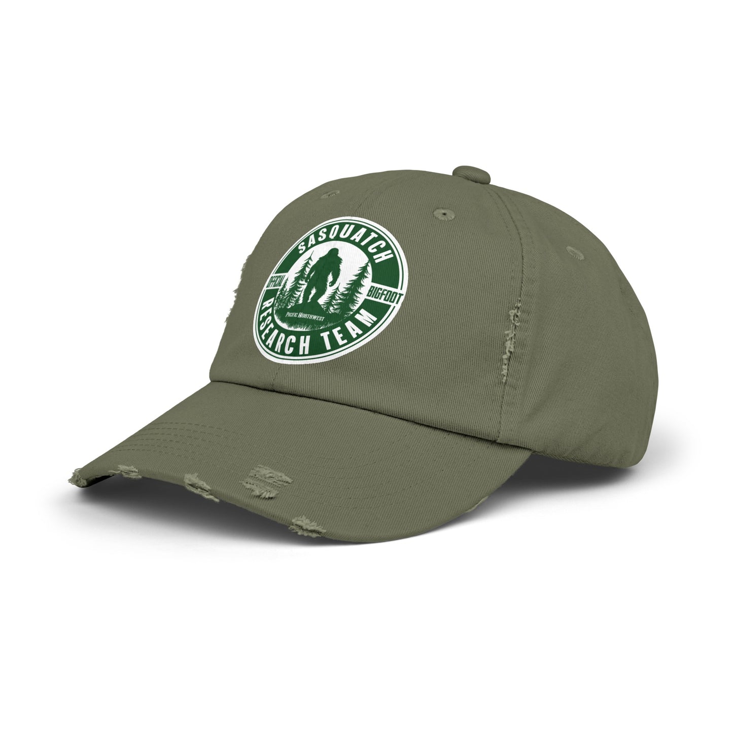 SASQUATCH - PNW Unisex Distressed Cap