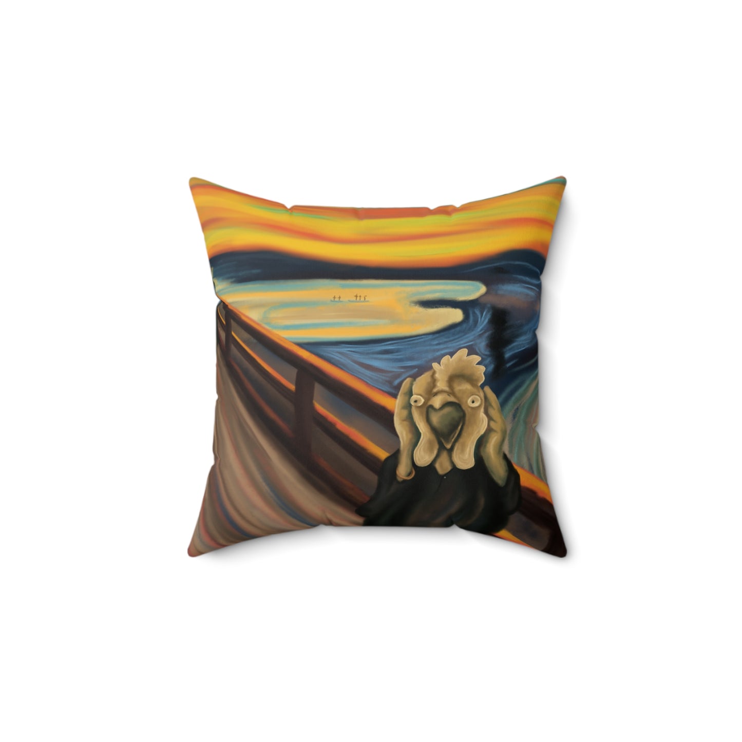 THE CLUCK BY MONUES Polyester Square Pillow