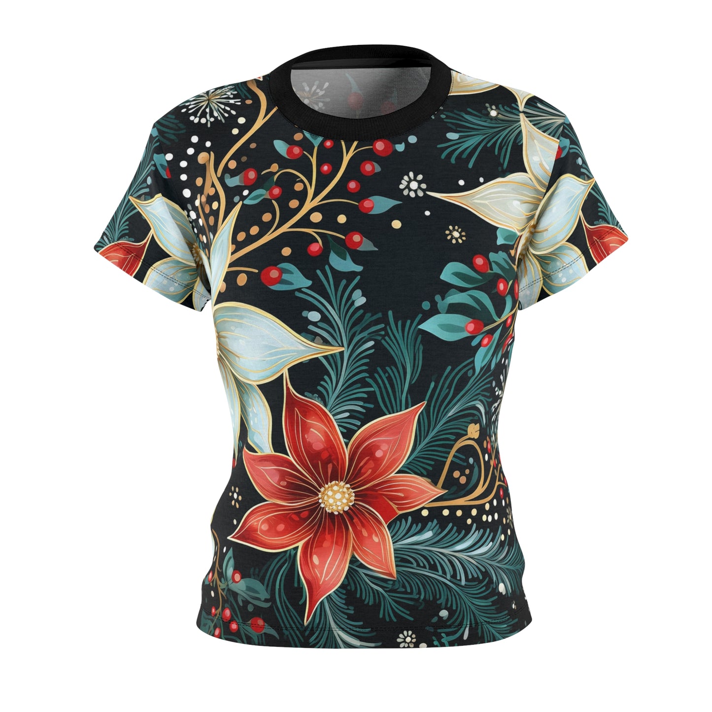 Women's HOLIDAY Tee - Black Classy