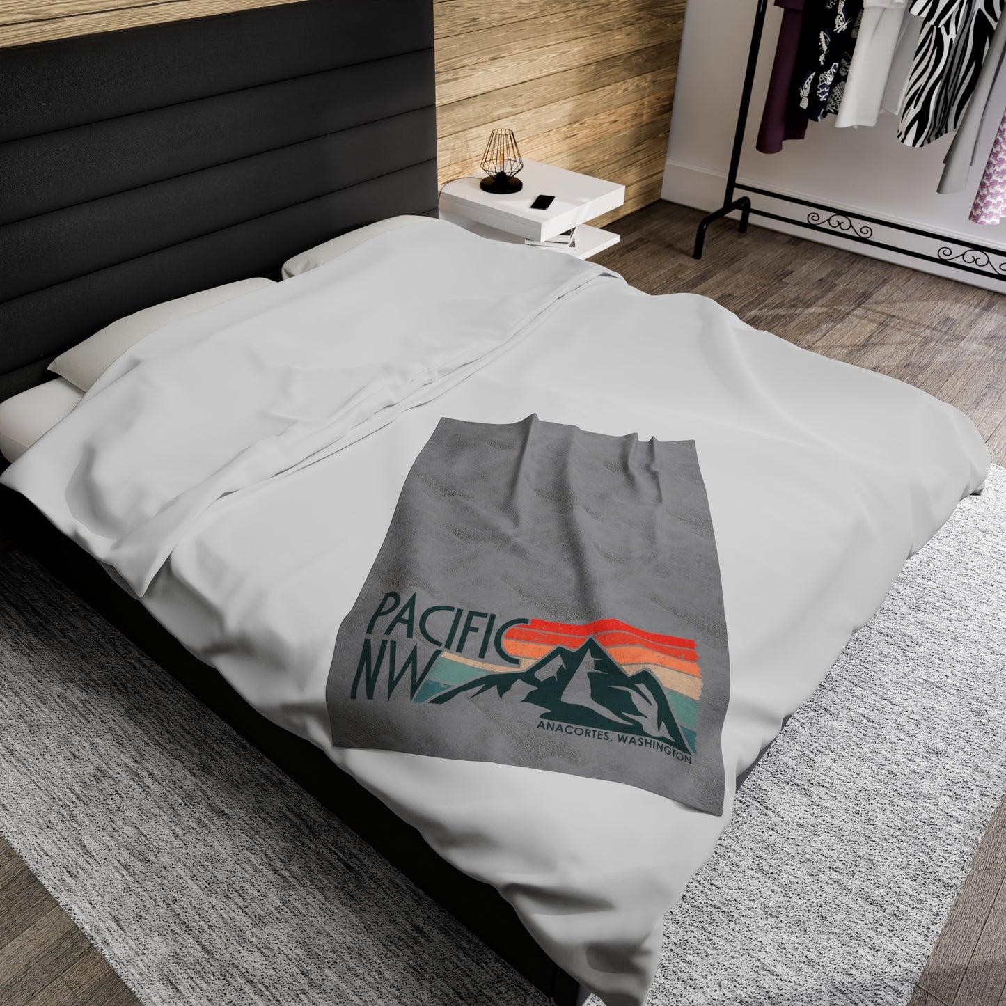 PNW ANACORTES Velveteen Plush Blanket