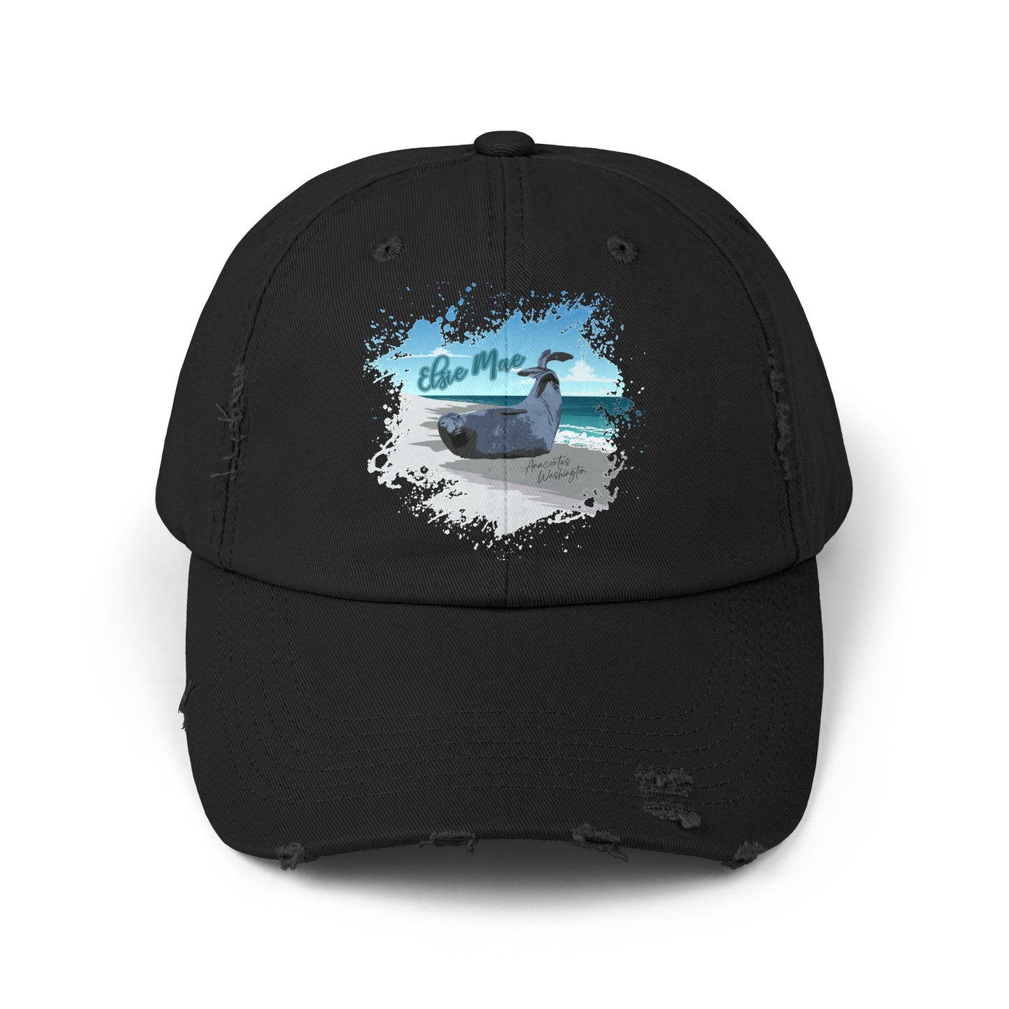 ELSIE Unisex Distressed Cap