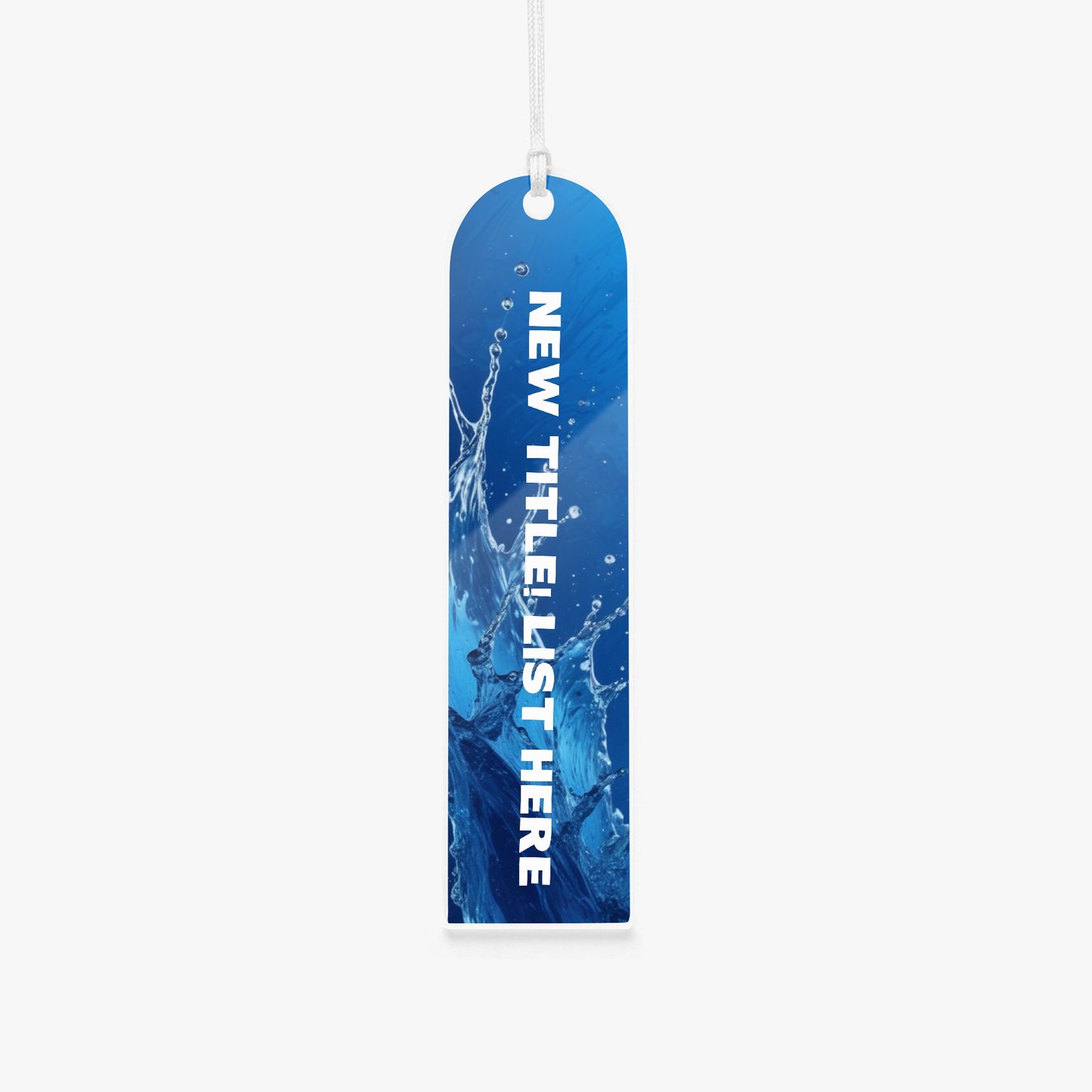 1118. Acrylic Bookmark - Semicircle