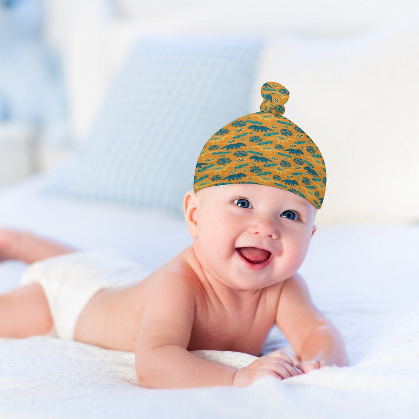 Top Knot Hat for Baby (A Set of 2)