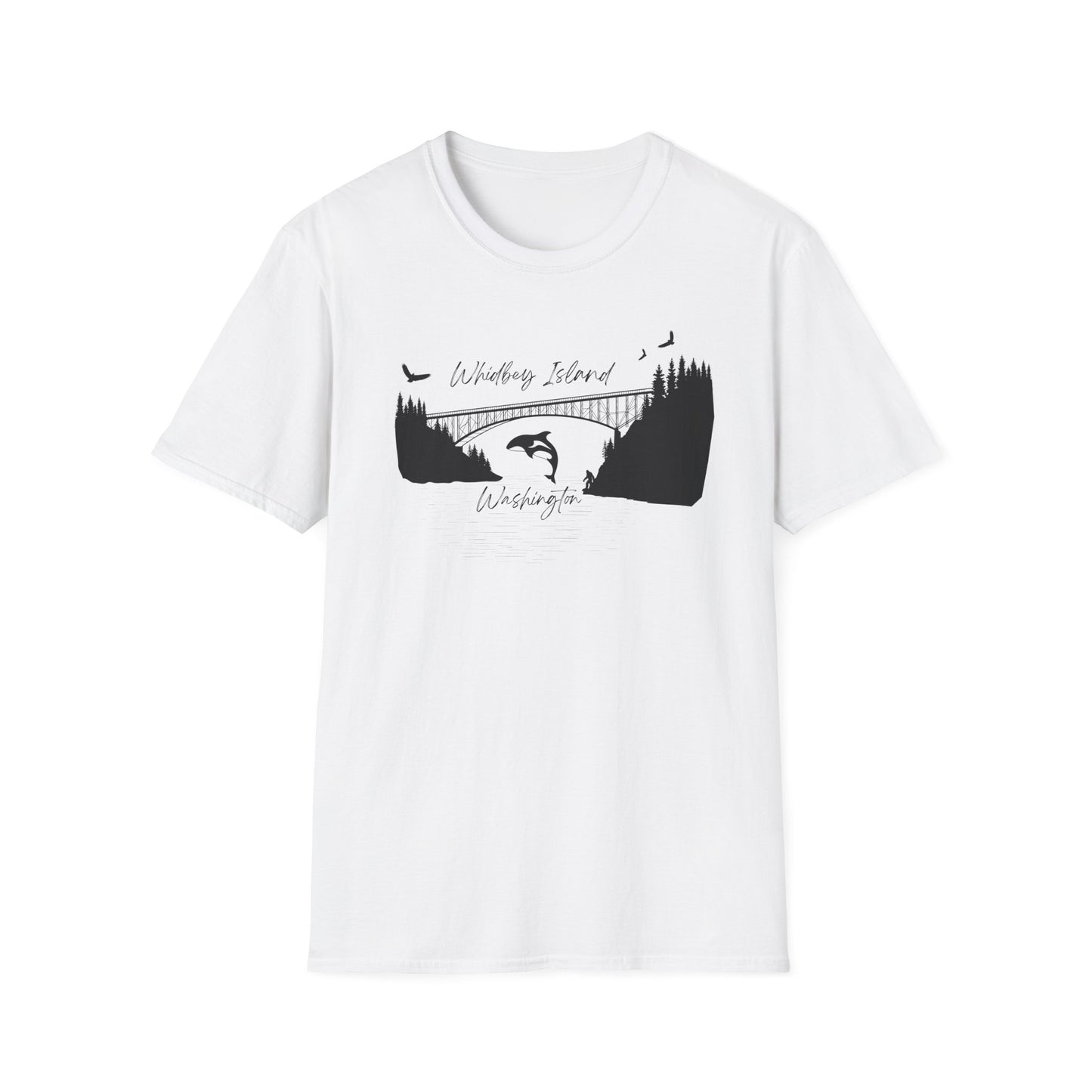 DECEPTION PASS BRIDGE, SCENE Unisex Softstyle T-Shirt