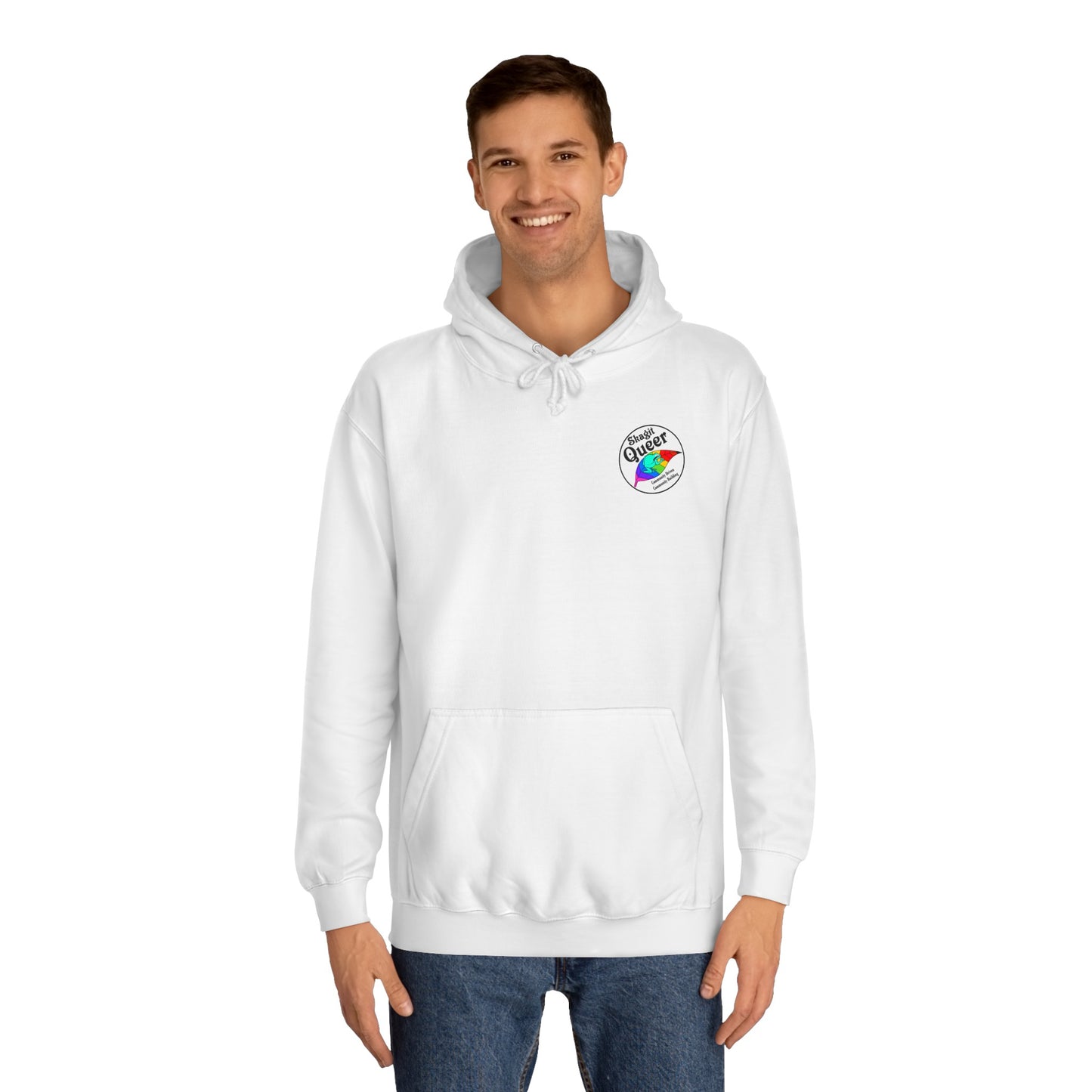 2 SKAGIT QUEER Unisex College Hoodie