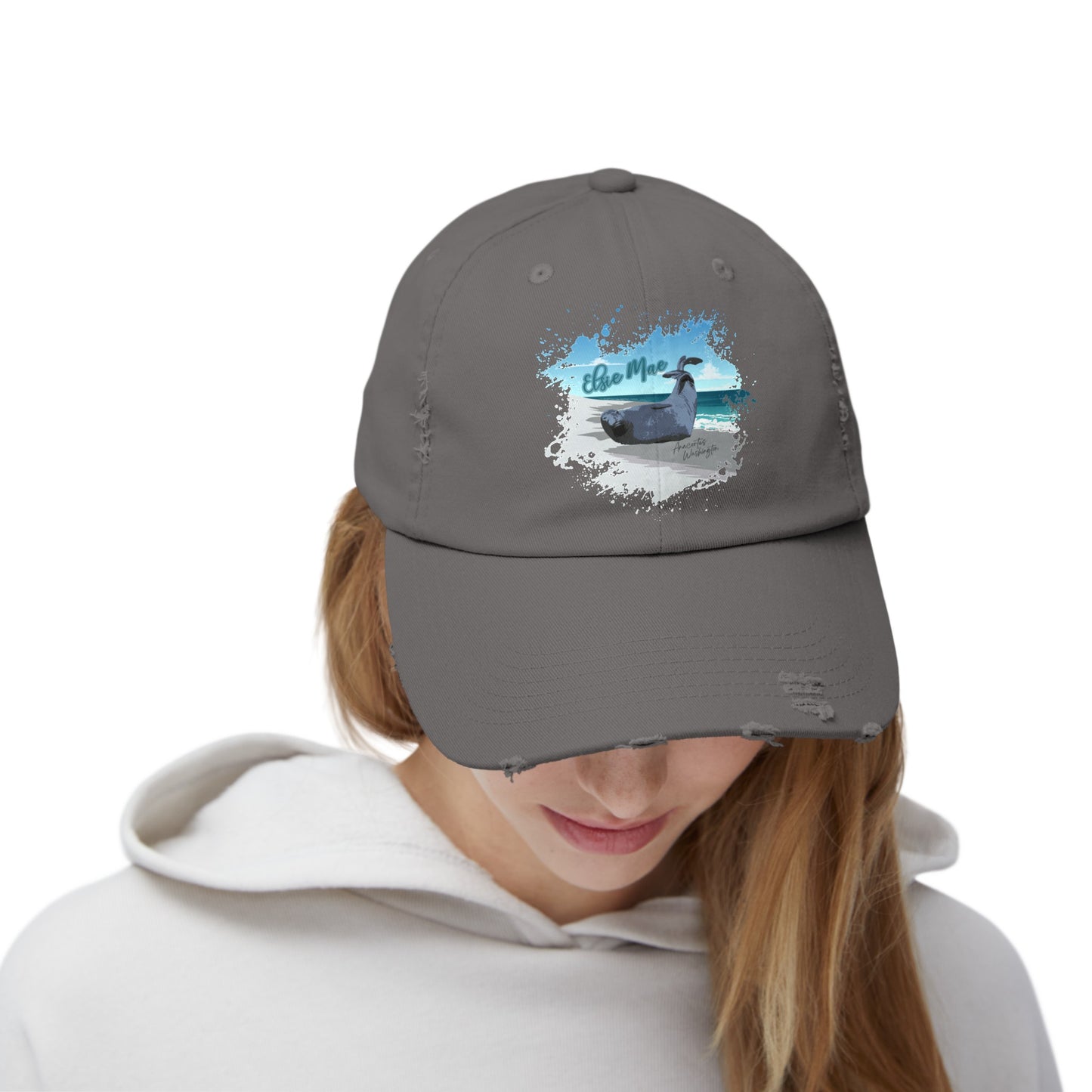ELSIE Unisex Distressed Cap