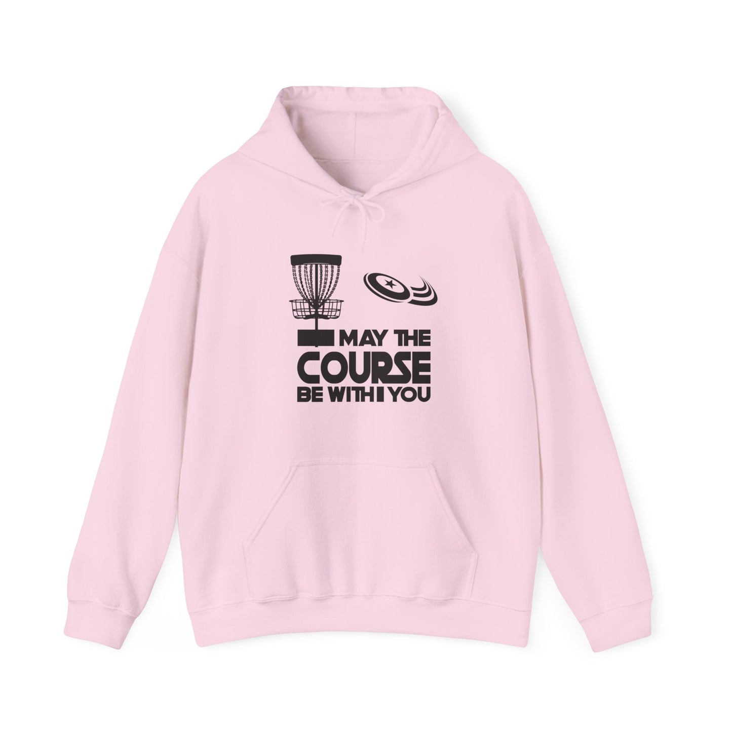 MY THE COURSE BE WITH YOU - DISC GOLF Unisex Heavy Blend™ Hooded Sweatshirt
