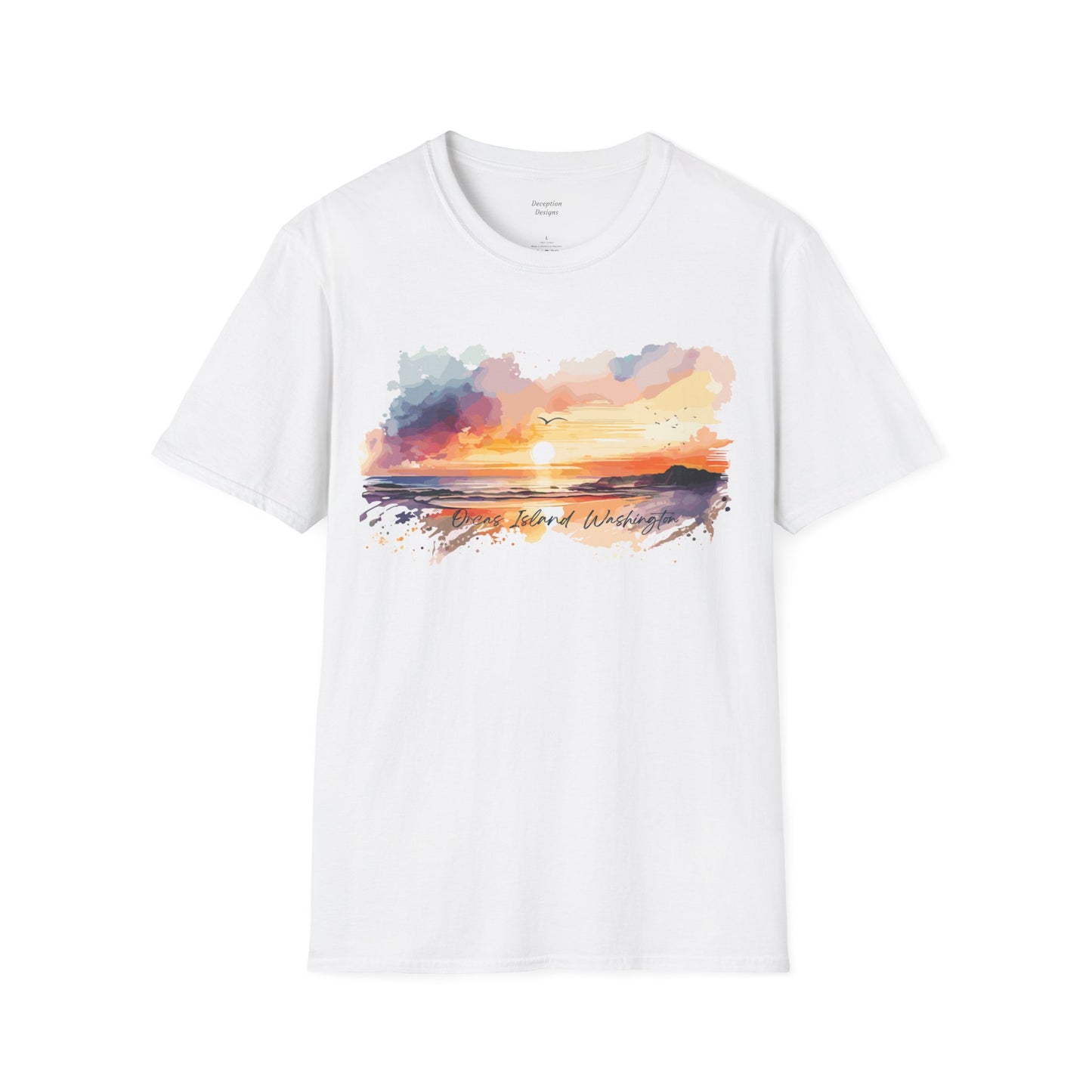 ORCAS ISLAND - Beach View Island Vibes Unisex Softstyle T-Shirt