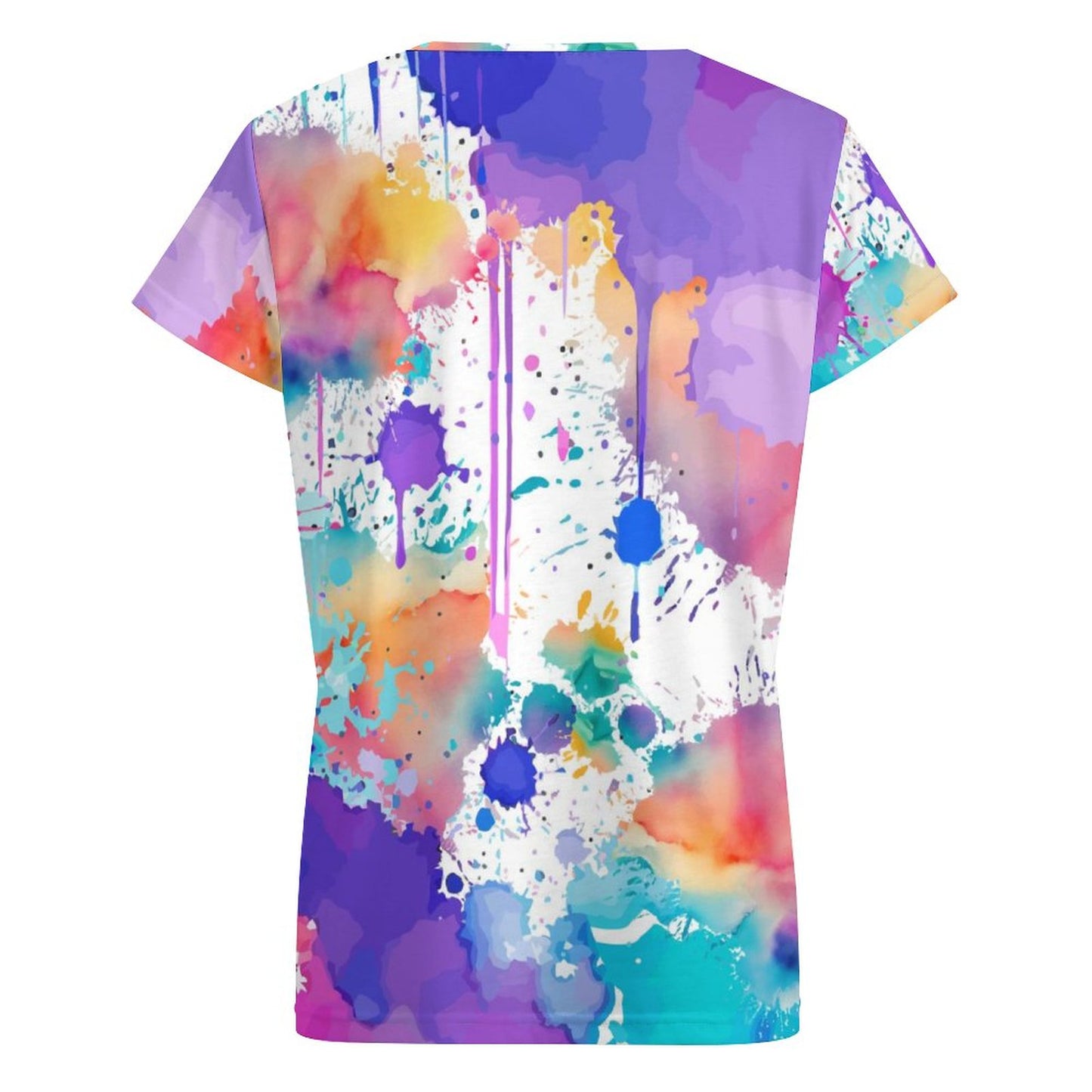 V-neck Short Sleeve T-Shirt VT (All-Over Printing)