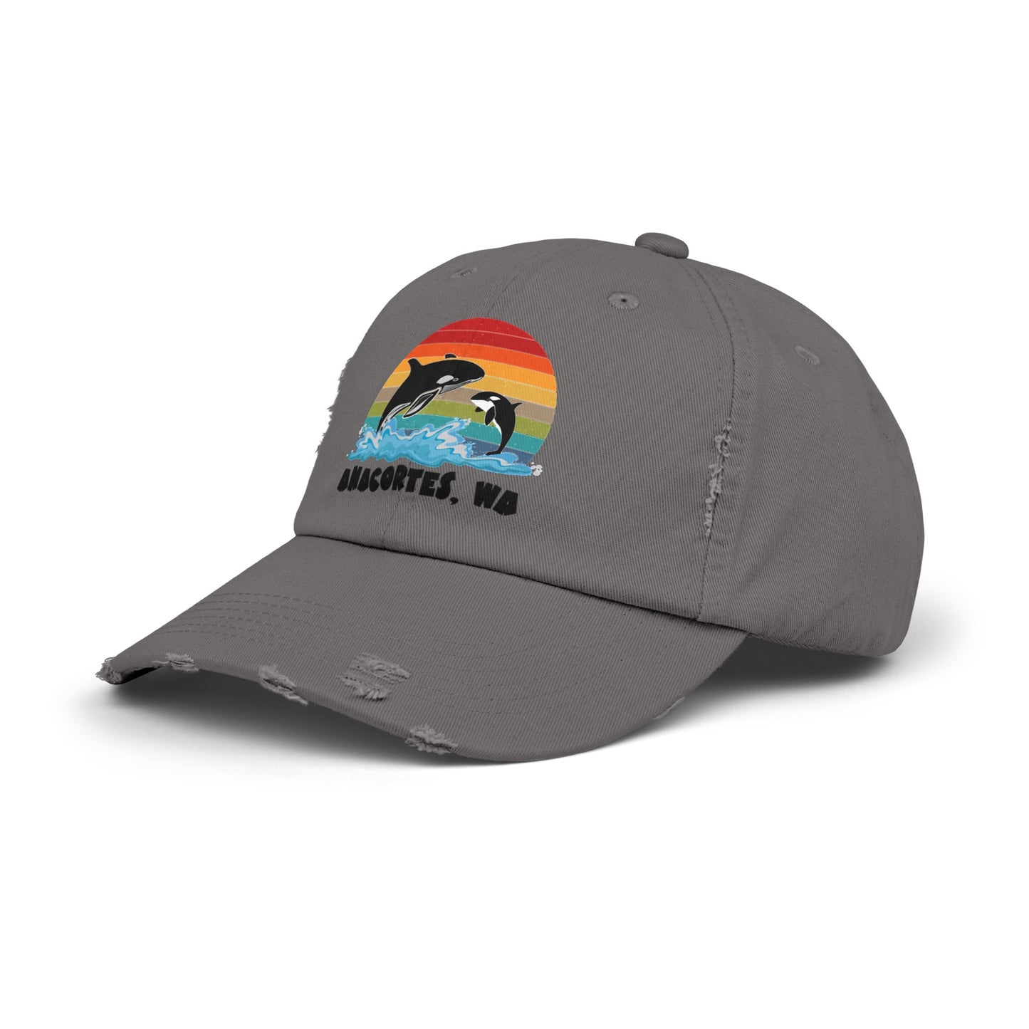 ORCAS ANACORTES Unisex Distressed Cap