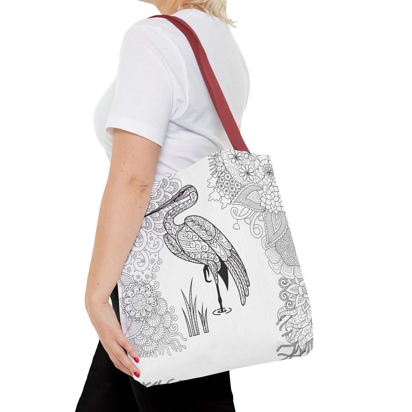 COLOR ME HERON Tote Bag