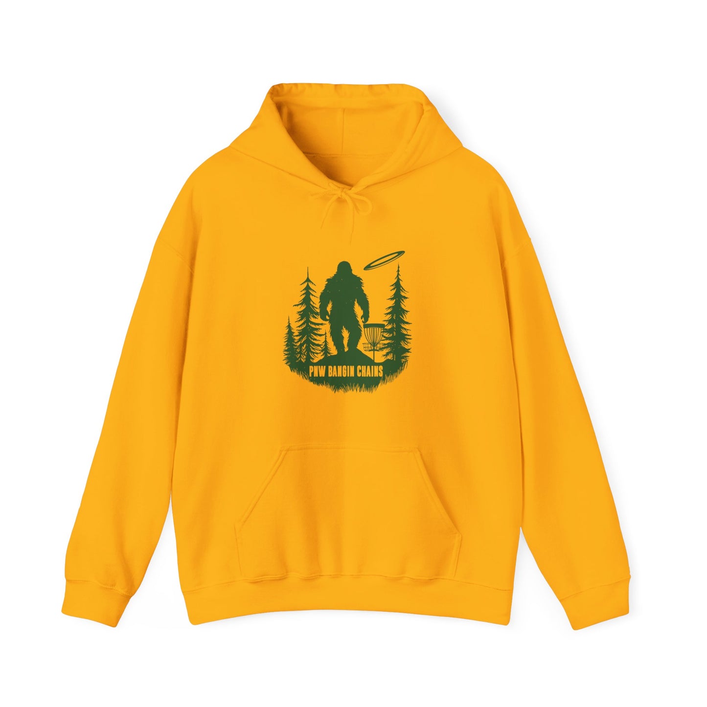 PNW BANGIN CHAINS - BIG FOOT, Unisex Heavy Blend™ Hooded Sweatshirt