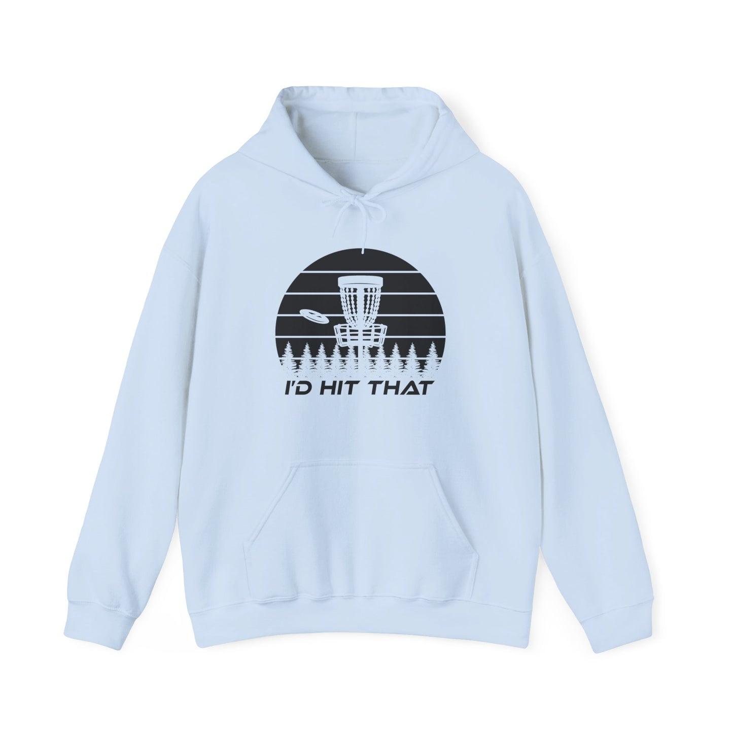 ID HIT THAT - DISC GOLF Unisex Heavy Blend™ Hooded Sweatshirt