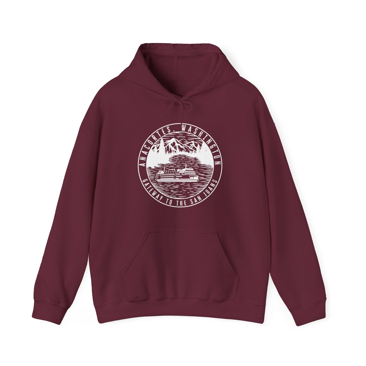 Anacortes Gateway Ferry Unisex Heavy Blend™ Hooded Sweatshirt