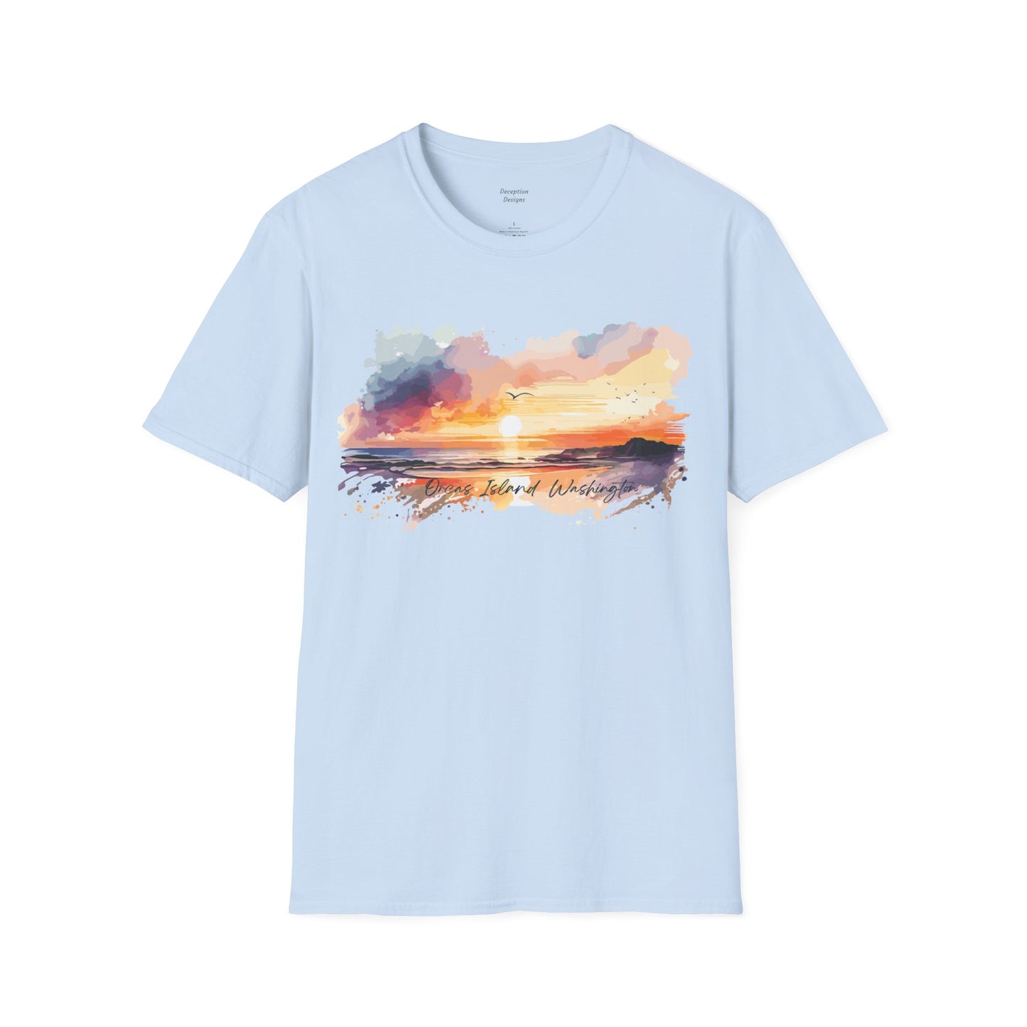 ORCAS ISLAND - Beach View Island Vibes Unisex Softstyle T-Shirt