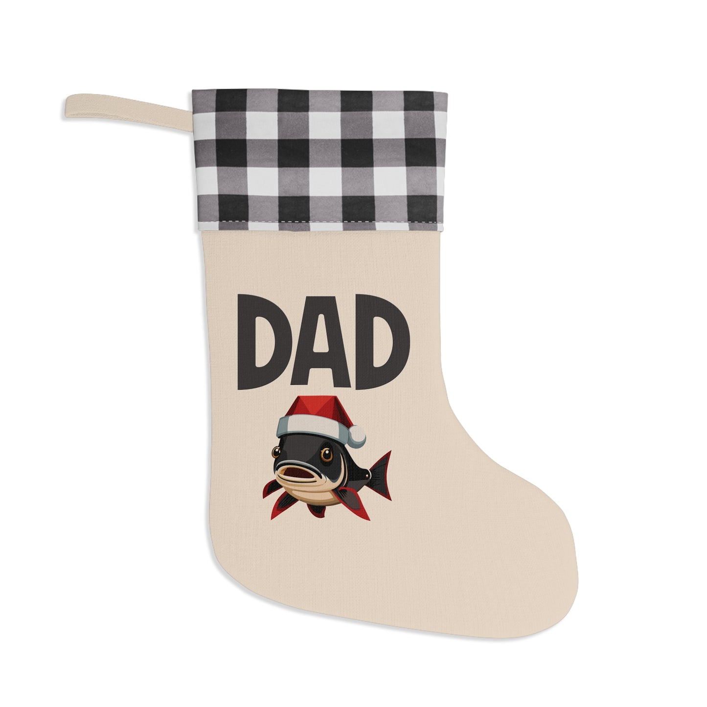 DAD FISH Christmas Stocking