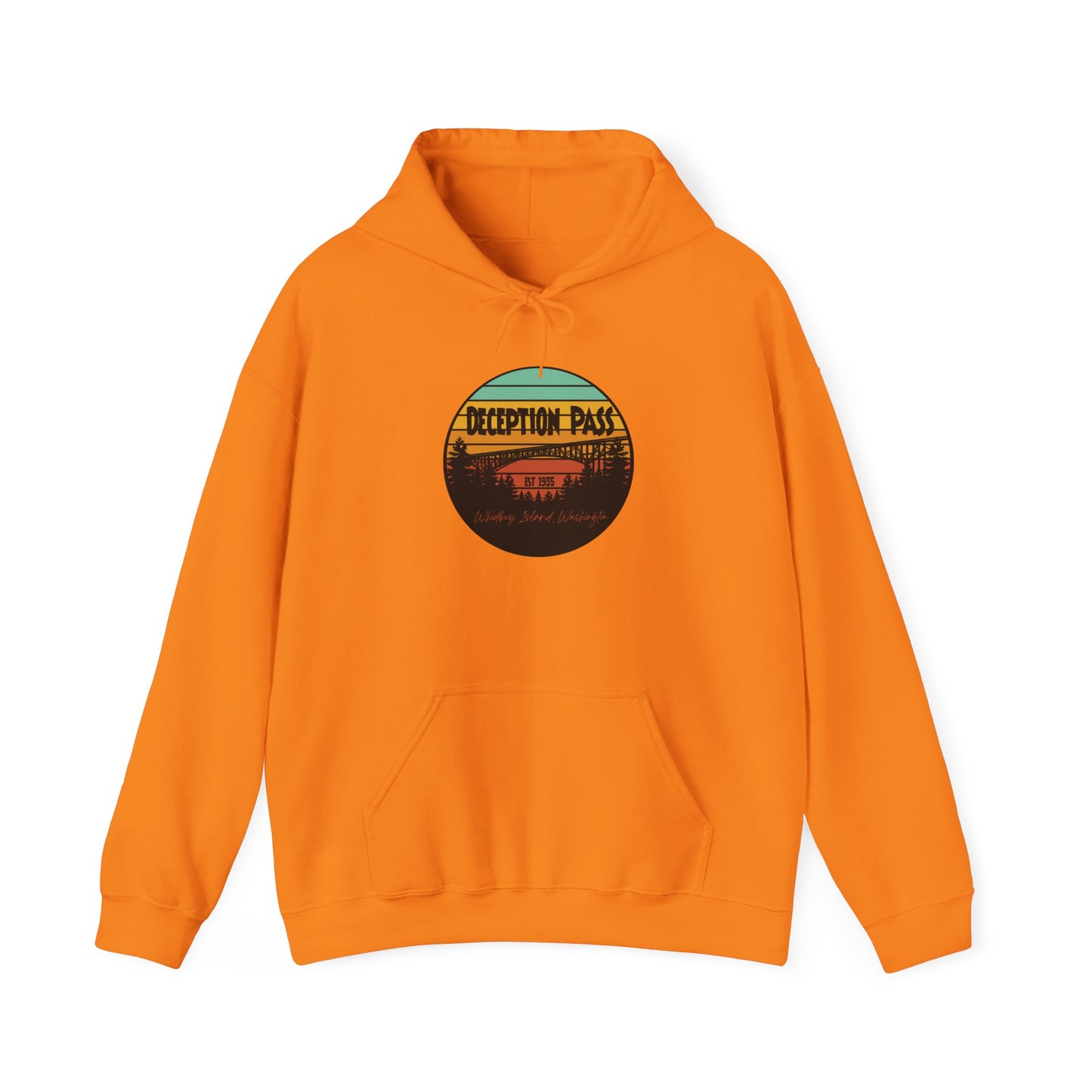 DECEPTION PASS BRIDGE, Unisex Heavy Blend™ Hooded Sweatshirt