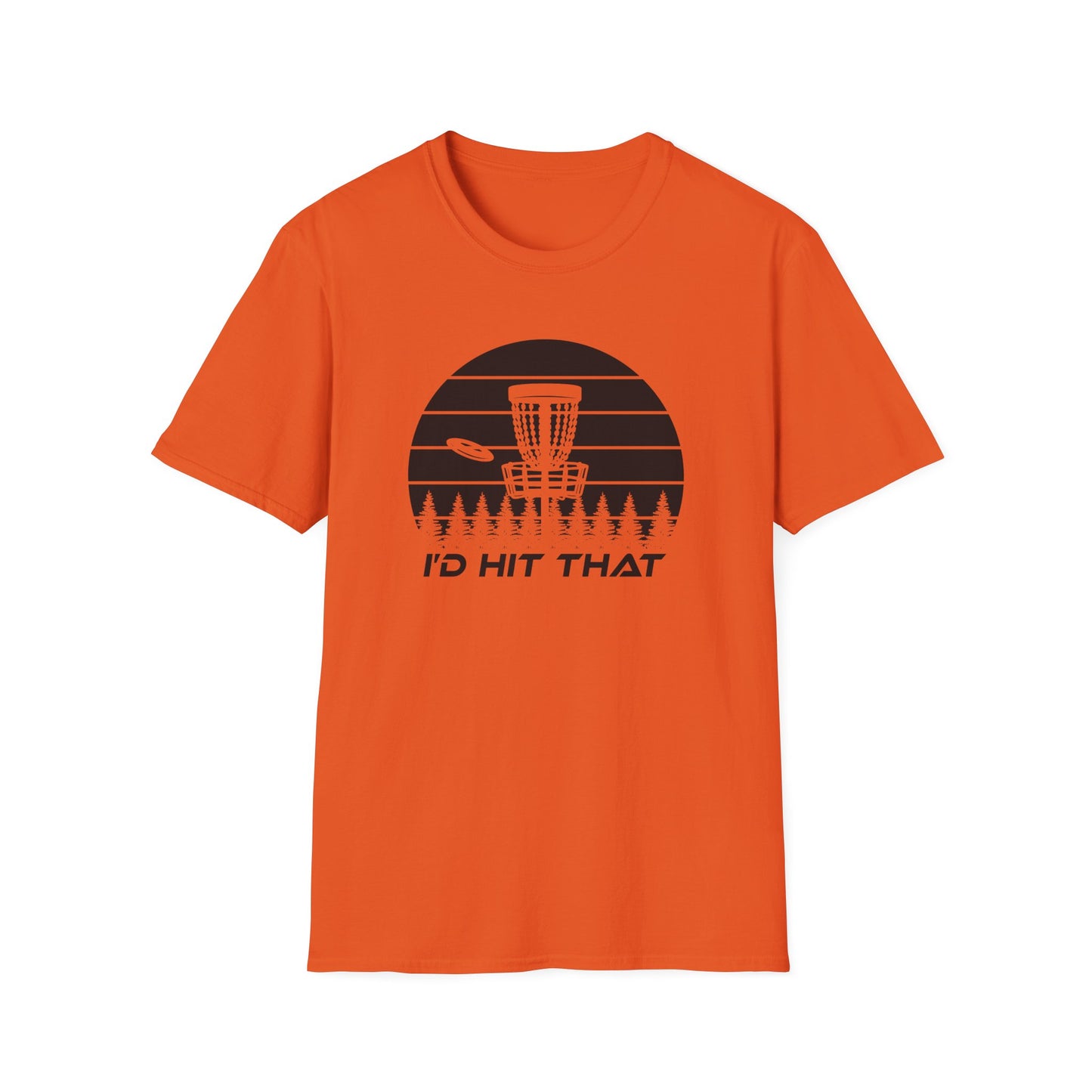 ID HIT THAT - DISC GOLF Unisex Softstyle T-Shirt