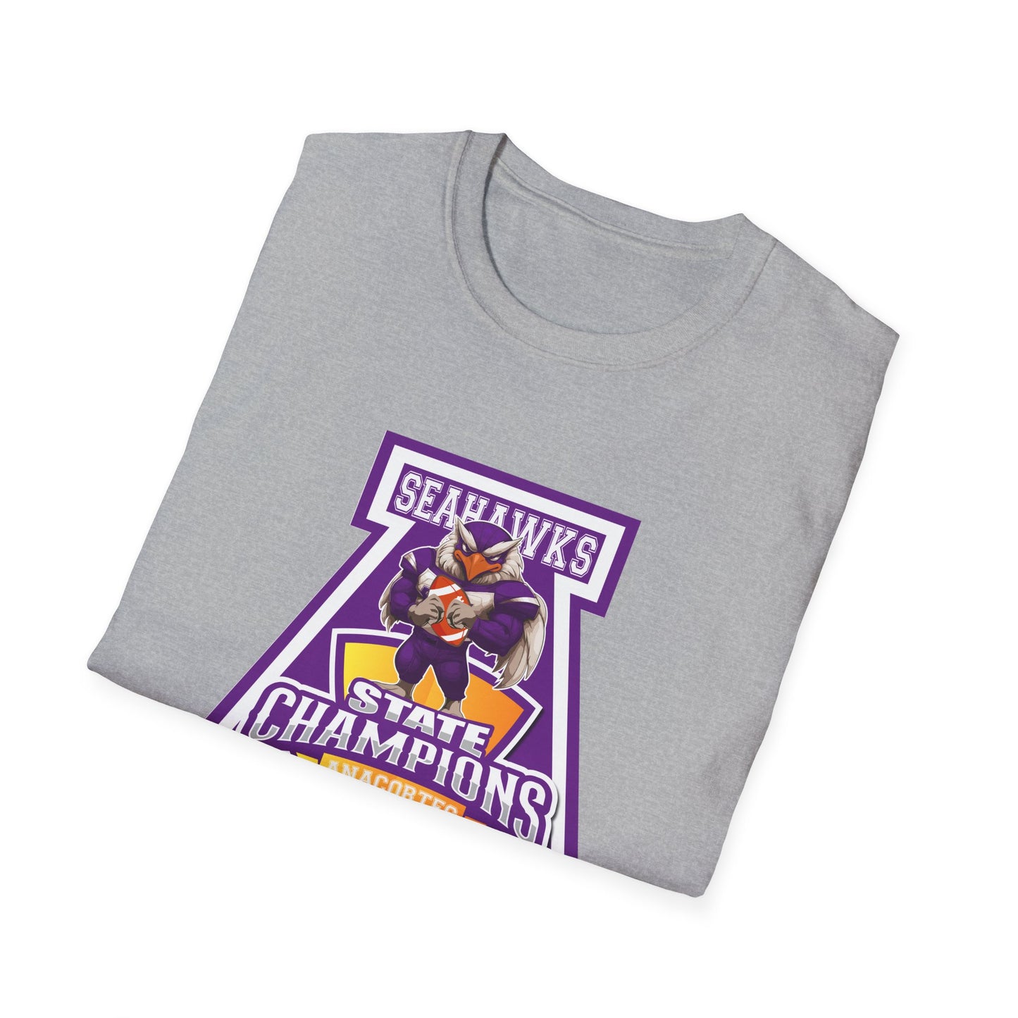 Copy of ANACORTES SEAHAWKS STATE CHAMP Unisex Softstyle T-Shirt