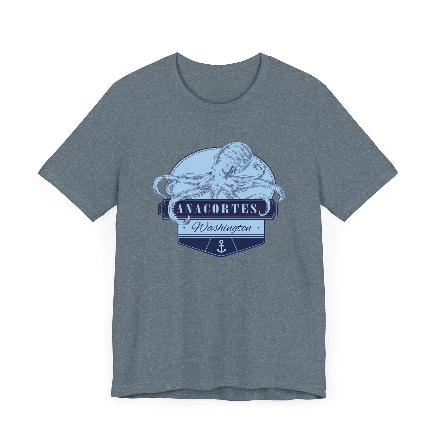 ANACORTES WA OCTOPUS Unisex Jersey Short Sleeve Tee