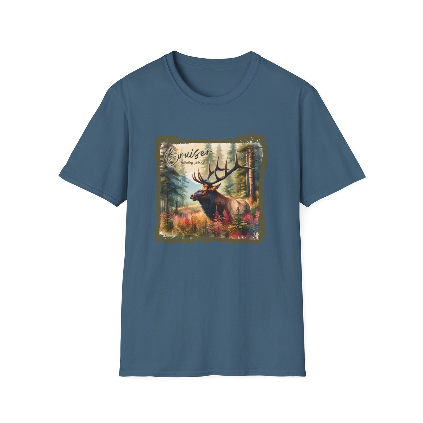 2 Bruiser - Whidbey Island Elk - Unisex Softstyle T-Shirt