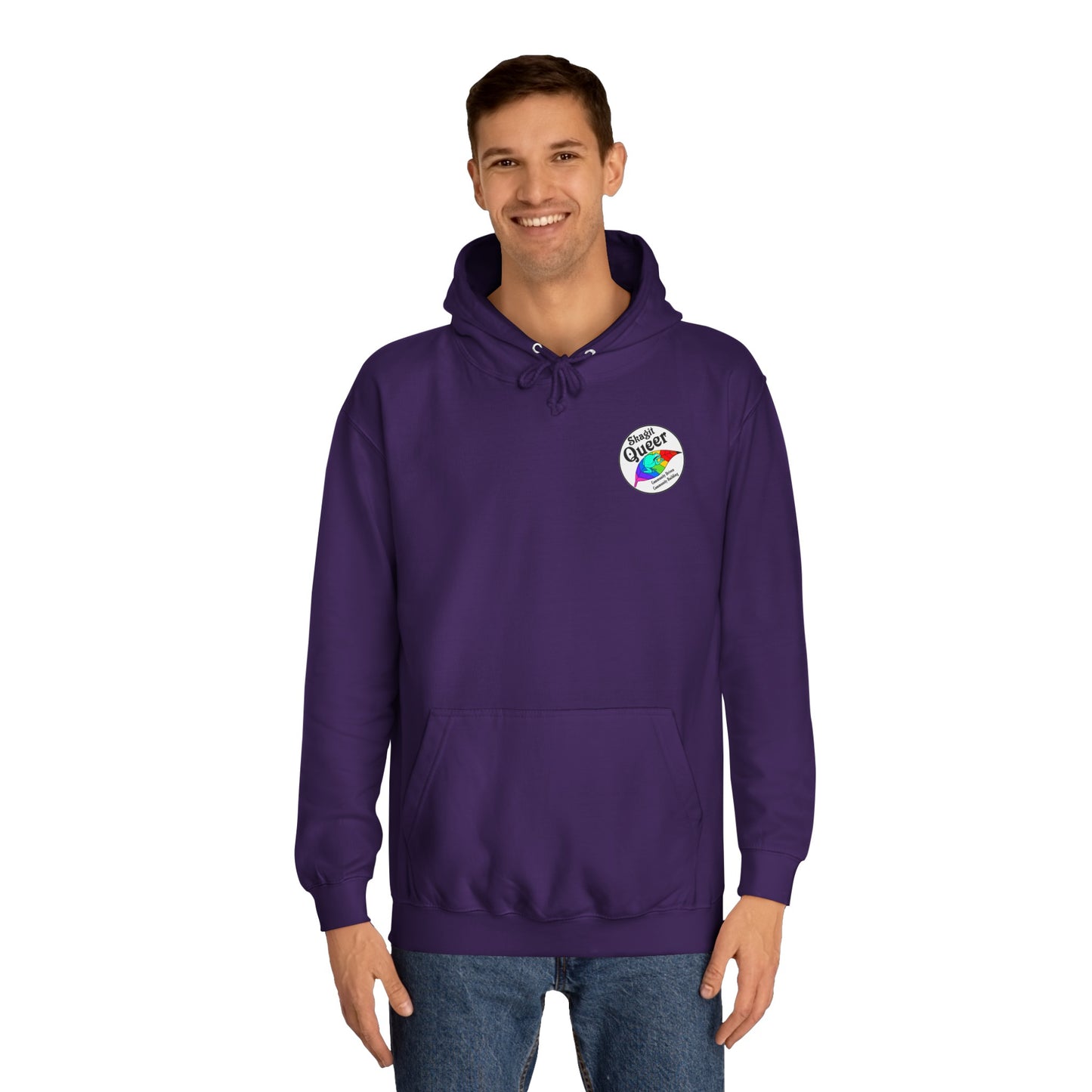 2 SKAGIT QUEER Unisex College Hoodie