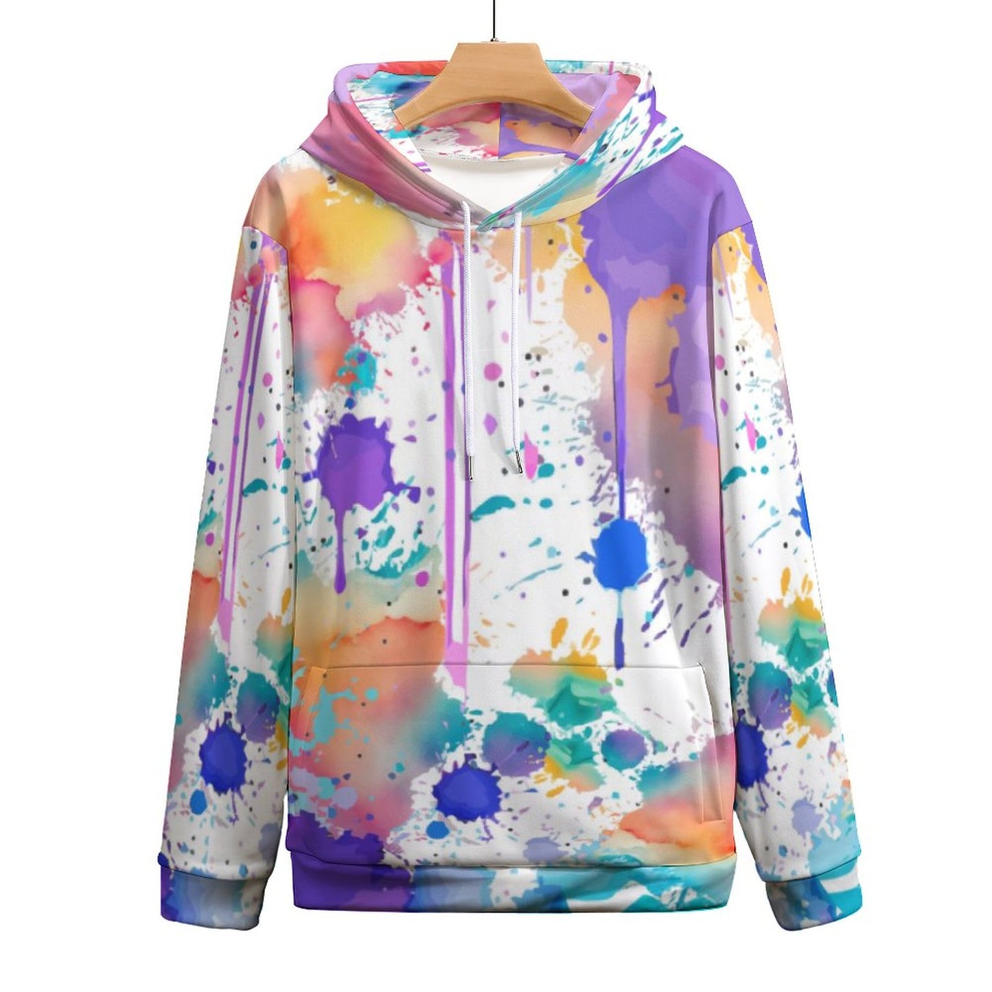 230gsm Men's Cool Hoodie with Double-layer Cap (All-Over Printing)