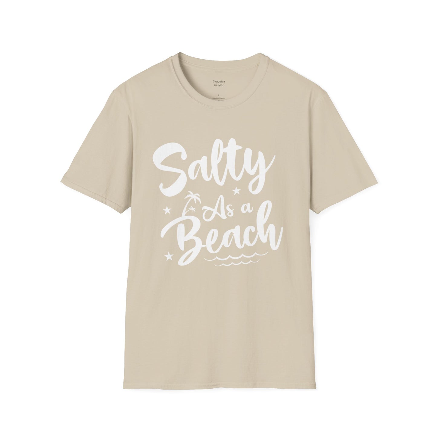 SALTY AS A BEACH Unisex Softstyle T-Shirt - Bulk
