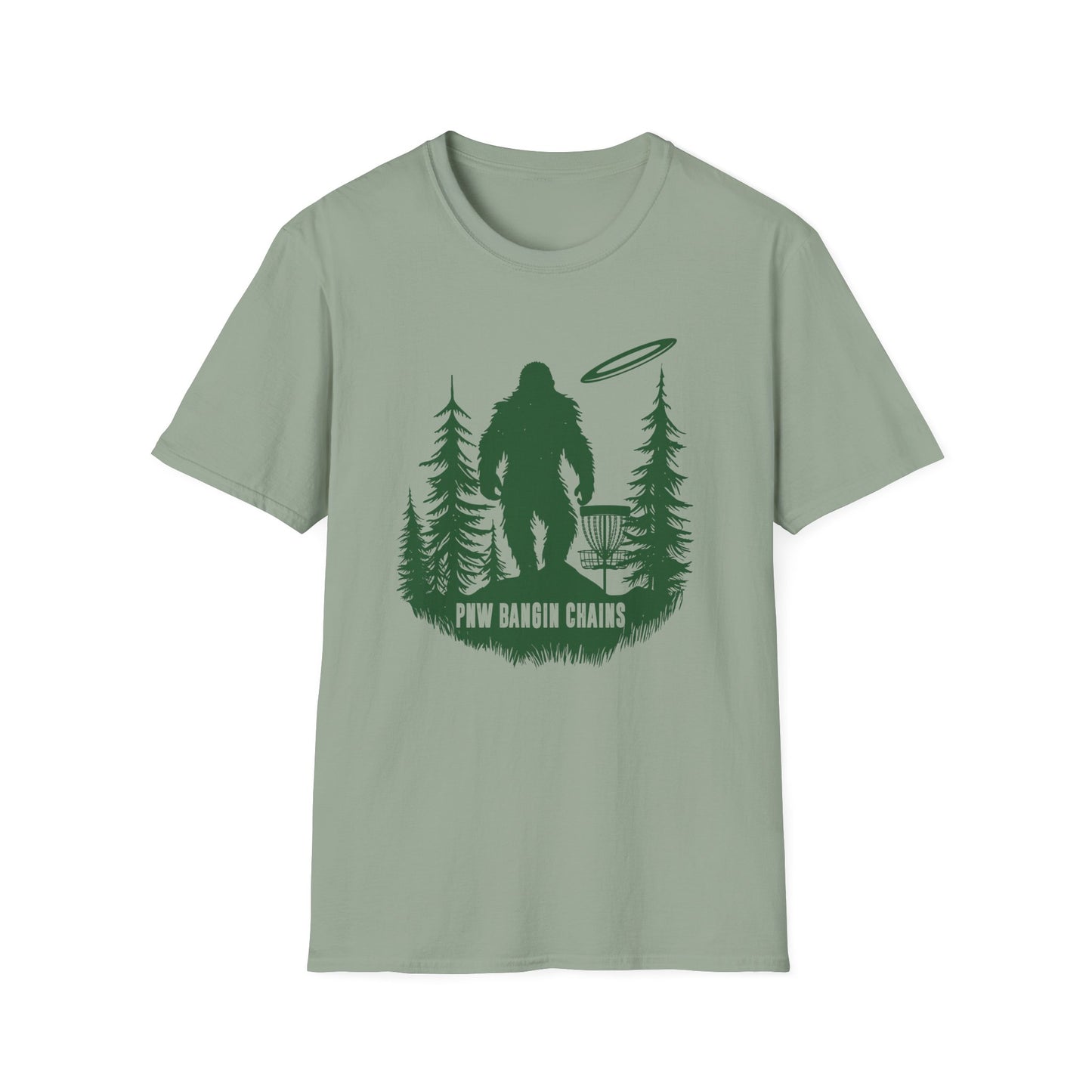 PNW BANGIN CHAINS - BIG FOOT Unisex Softstyle T-Shirt