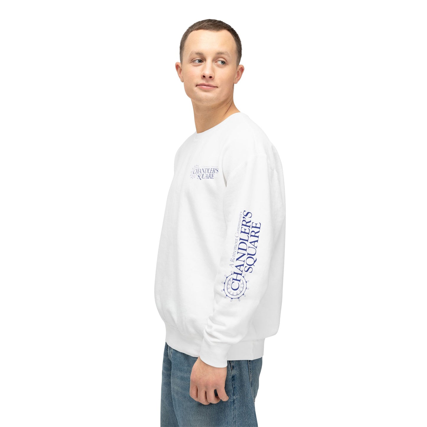 CHANDLER'S SQUARE Unisex Lightweight Crewneck Sweatshirt