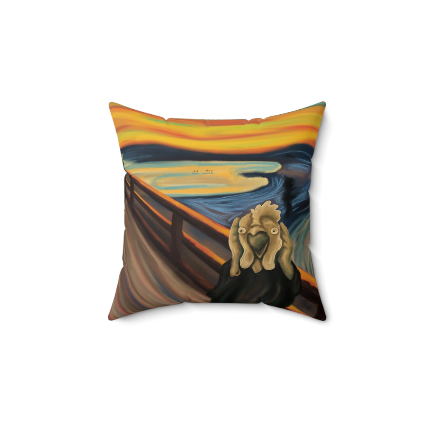 THE CLUCK BY MONUES Polyester Square Pillow